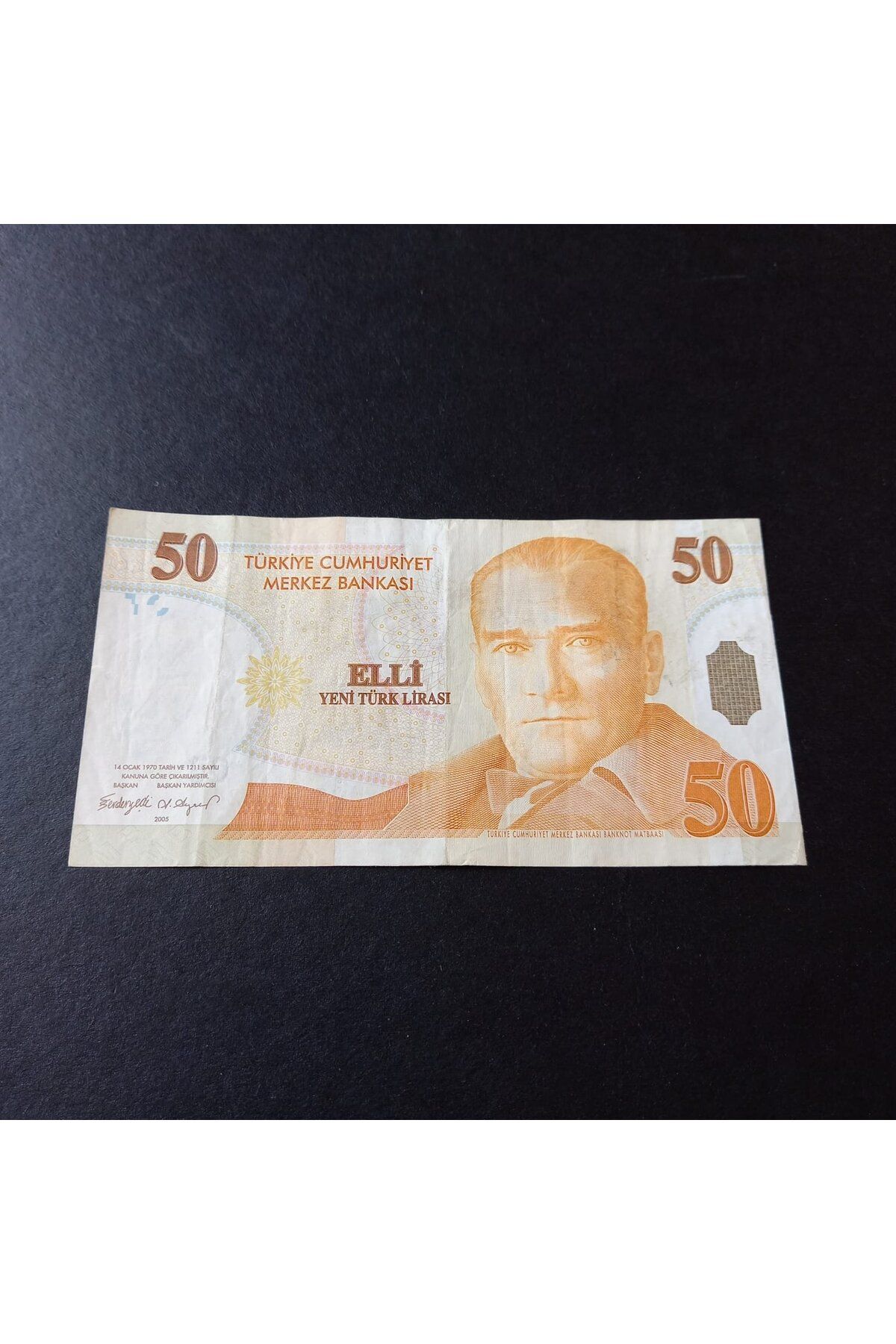 escoines koleksiyon 39963684ef40987b4d 8.Emisyon 50 YTL A35 Serisi ÇT/ÇÇT Eski Kağıt Para