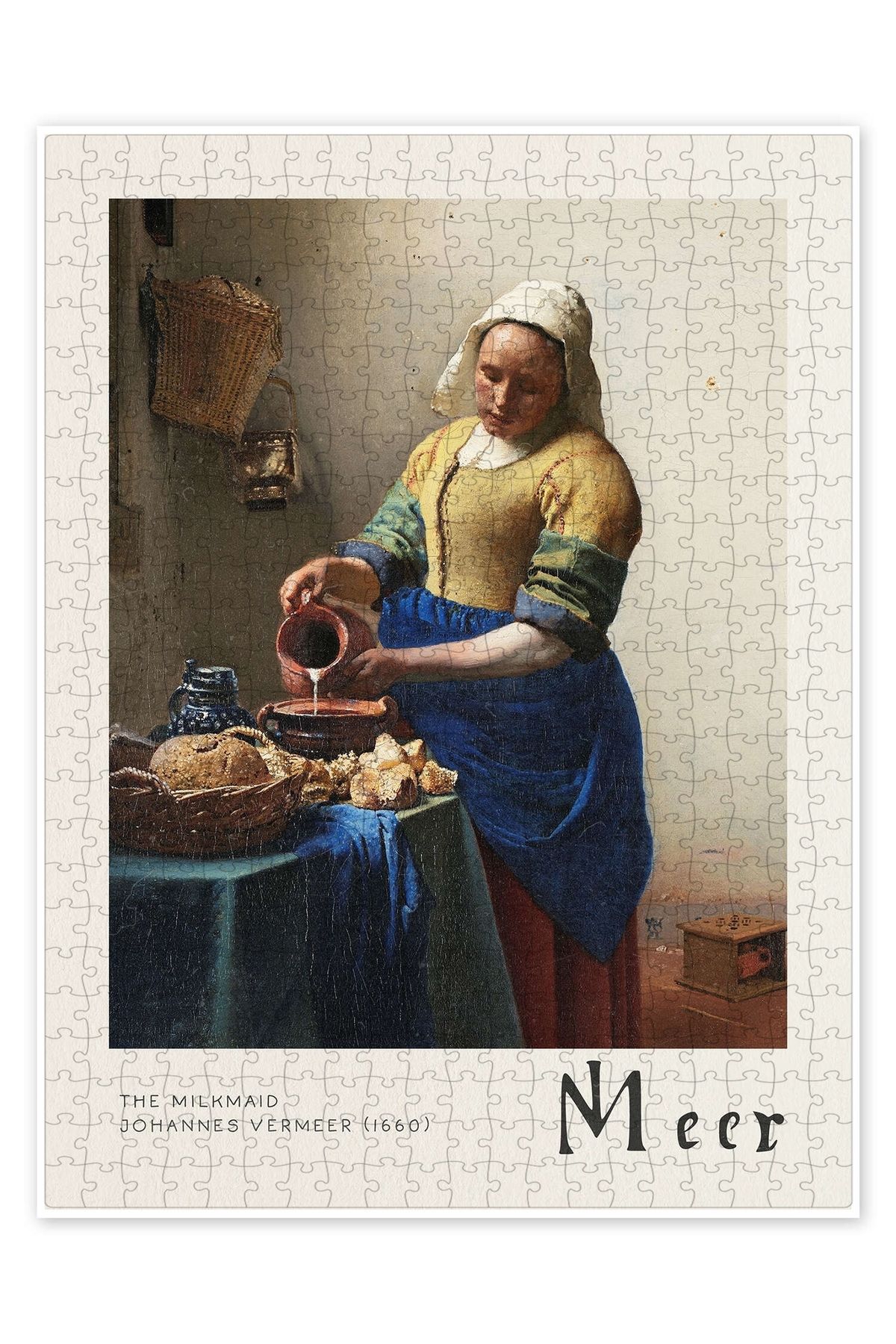 Jeronkarji Sütçü Kız 500 Parça Puzzle Yapboz Mutfak Temalı Yetişkinler için