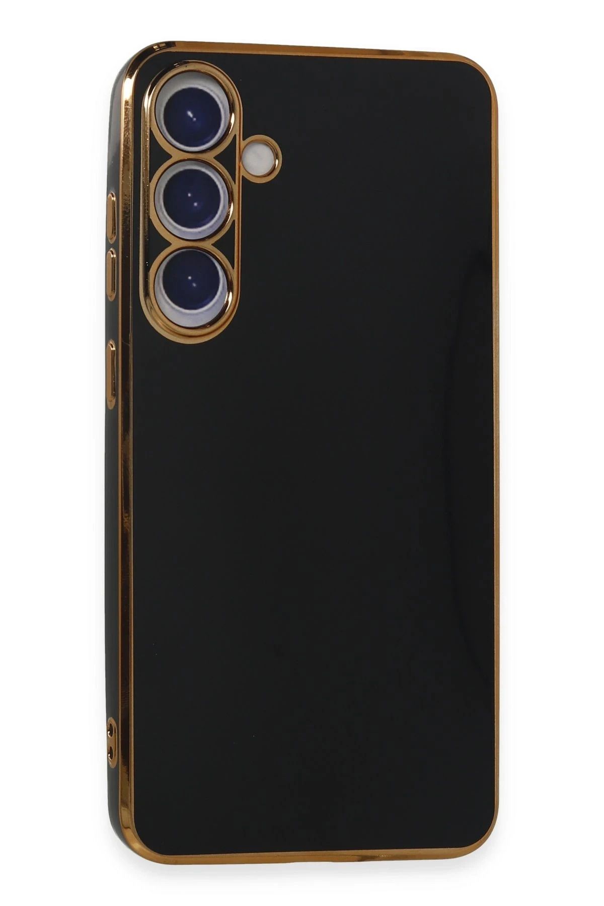 CepteToptan Samsung Galaxy S24 Kılıf Volet Silikon - Siyah