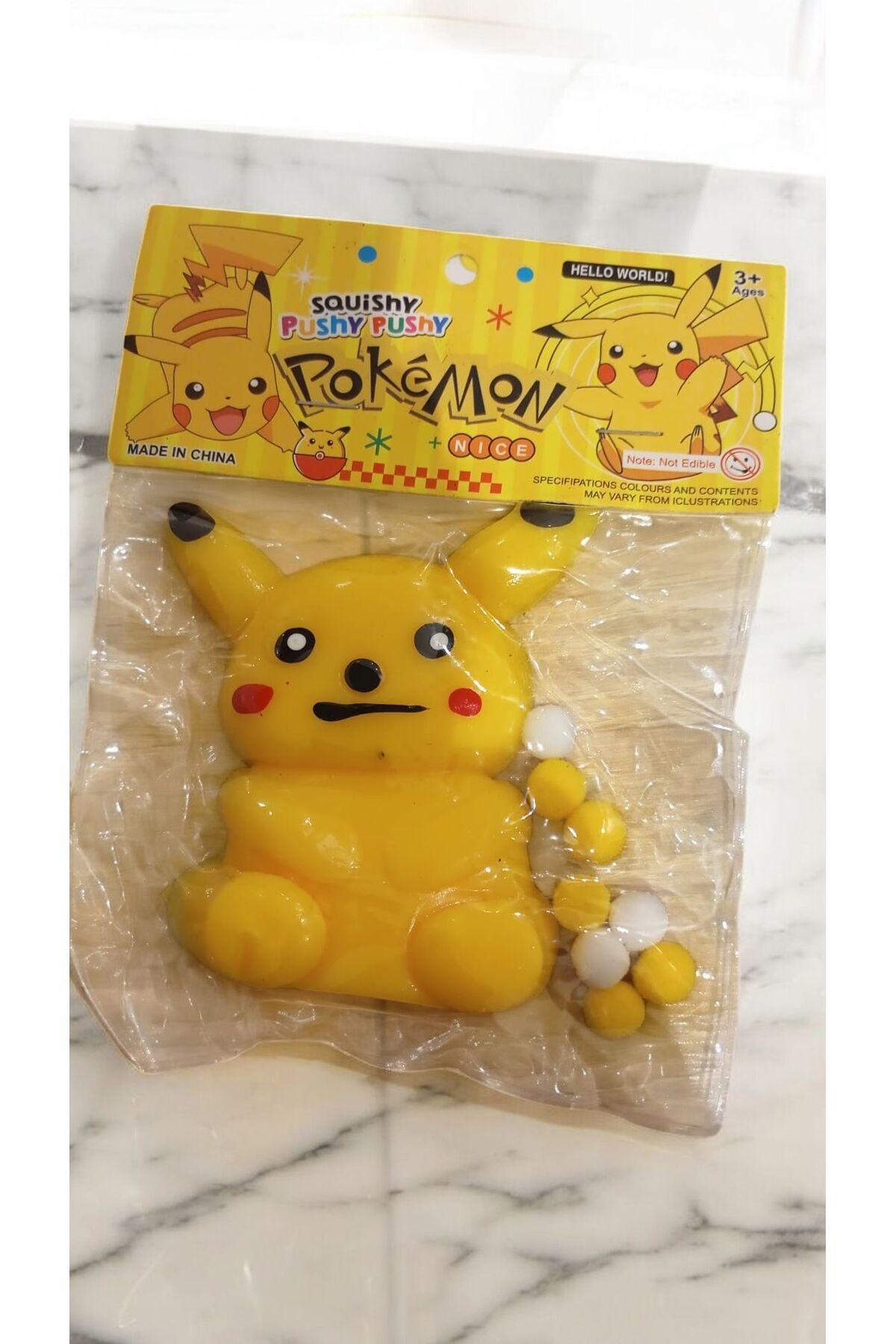 Umut Pikachu Pokemon Sukuşi - Squishy Stres Oyuncak