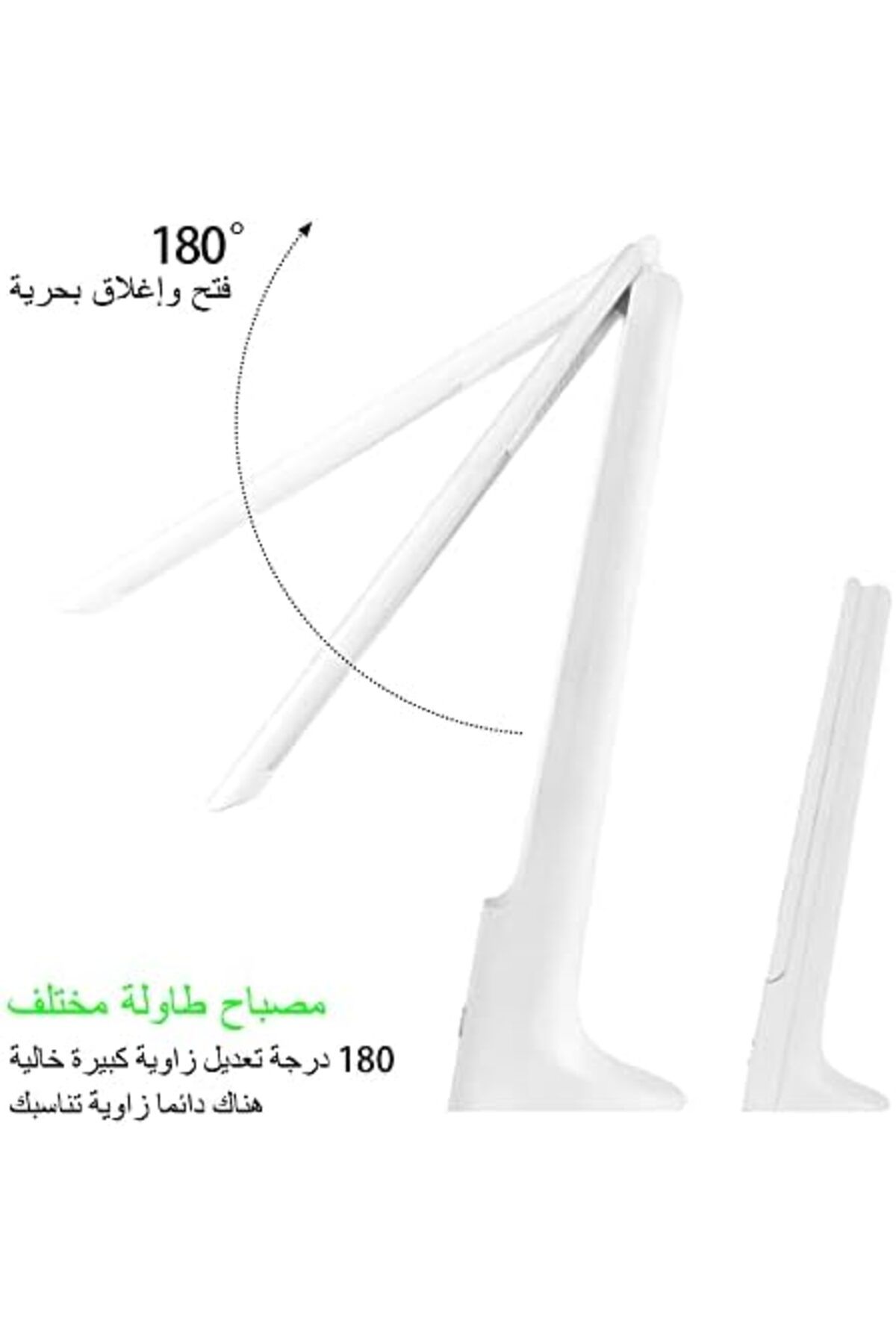 GENERAL-Syraith LED Desk Lamp, Eye-Caring Table Lamp, High Brightness USB Rechargeable Foldable Desk Light, 6