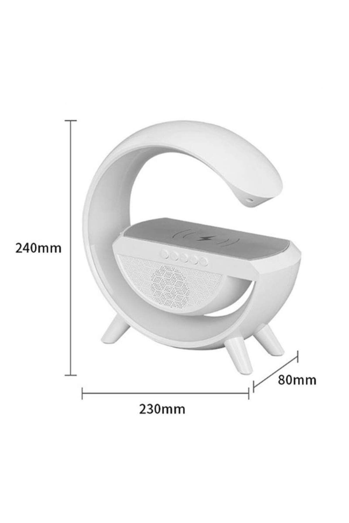 SIKS-3-in-1 Multifunctional Speaker, Smart RGB LED Lamp, Bluetooth Speaker, White 7