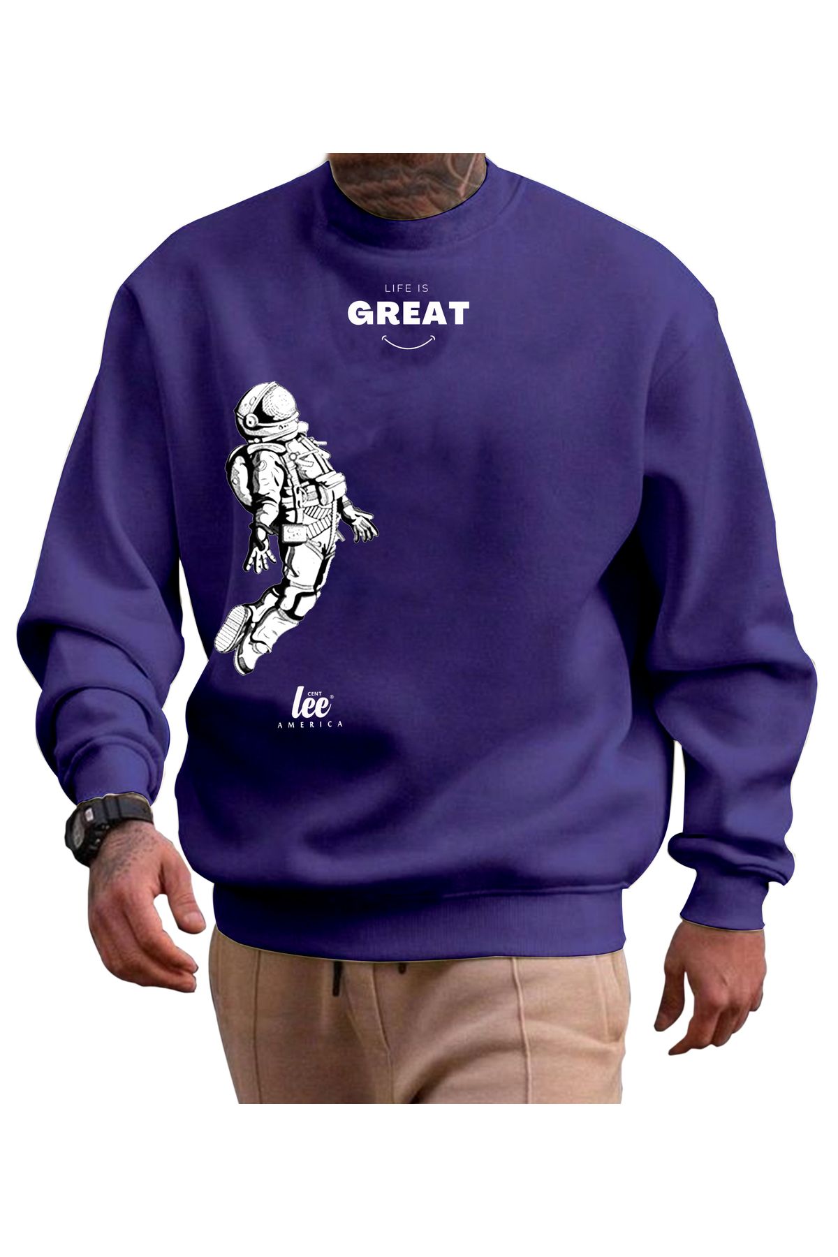centlee america sweatshirt erkek uzun kollu