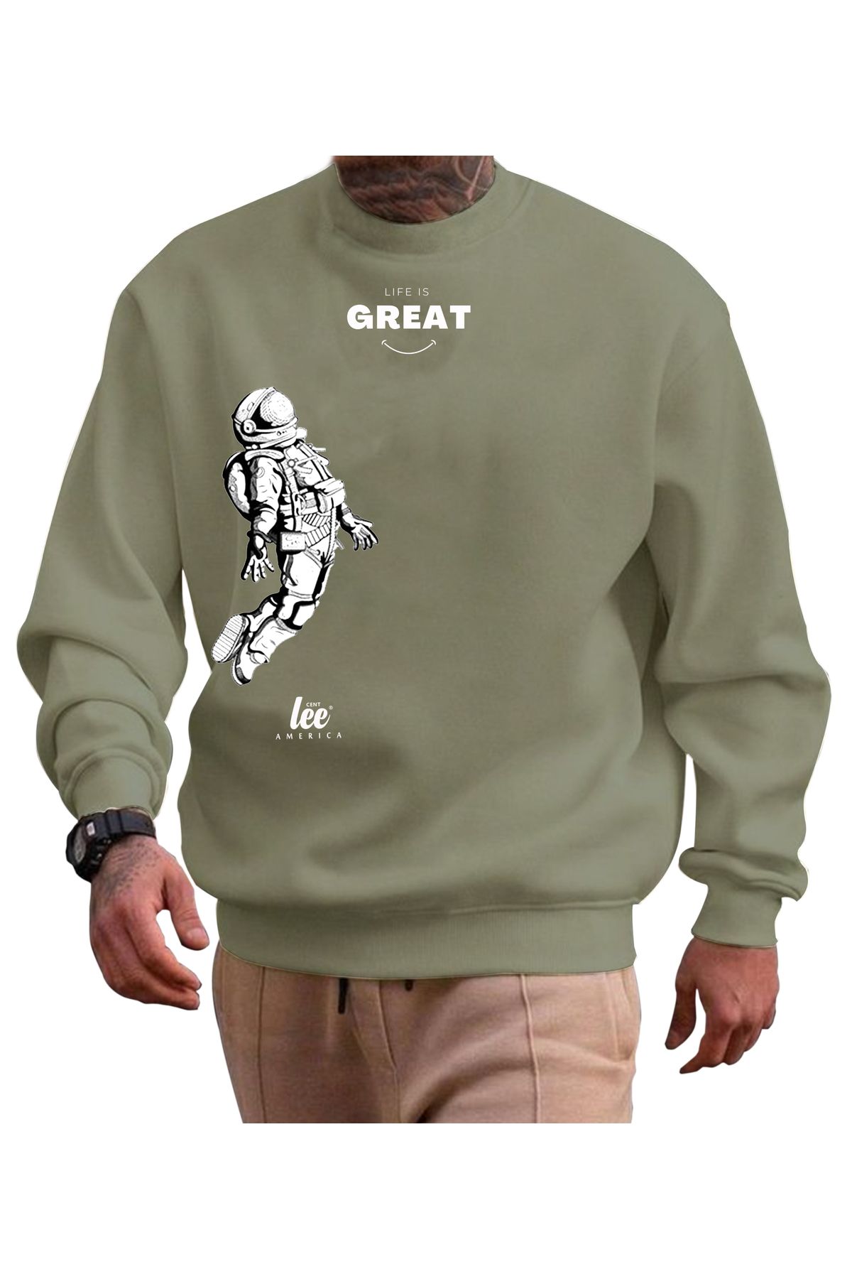 centlee america sweatshirt erkek uzun kollu
