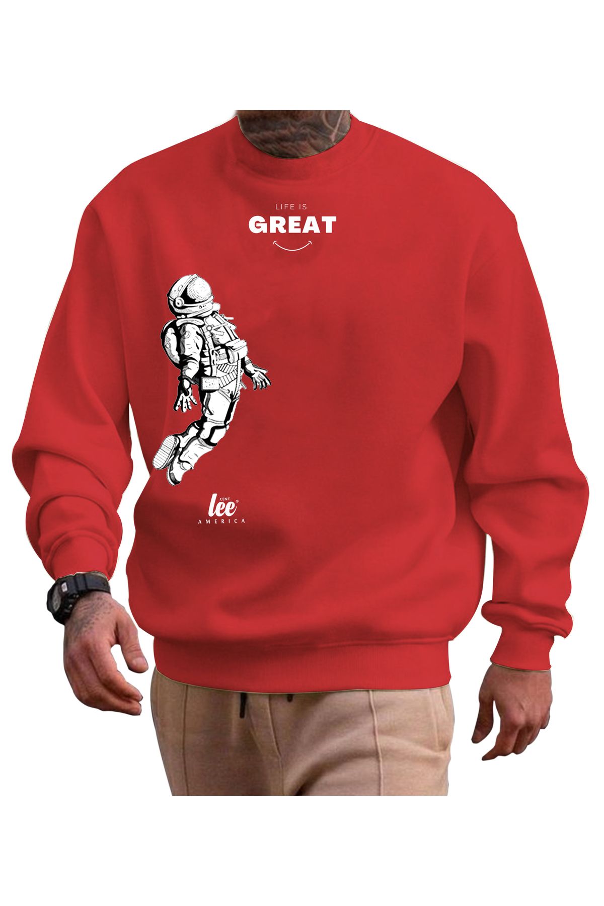 centlee america sweatshirt erkek uzun kollu