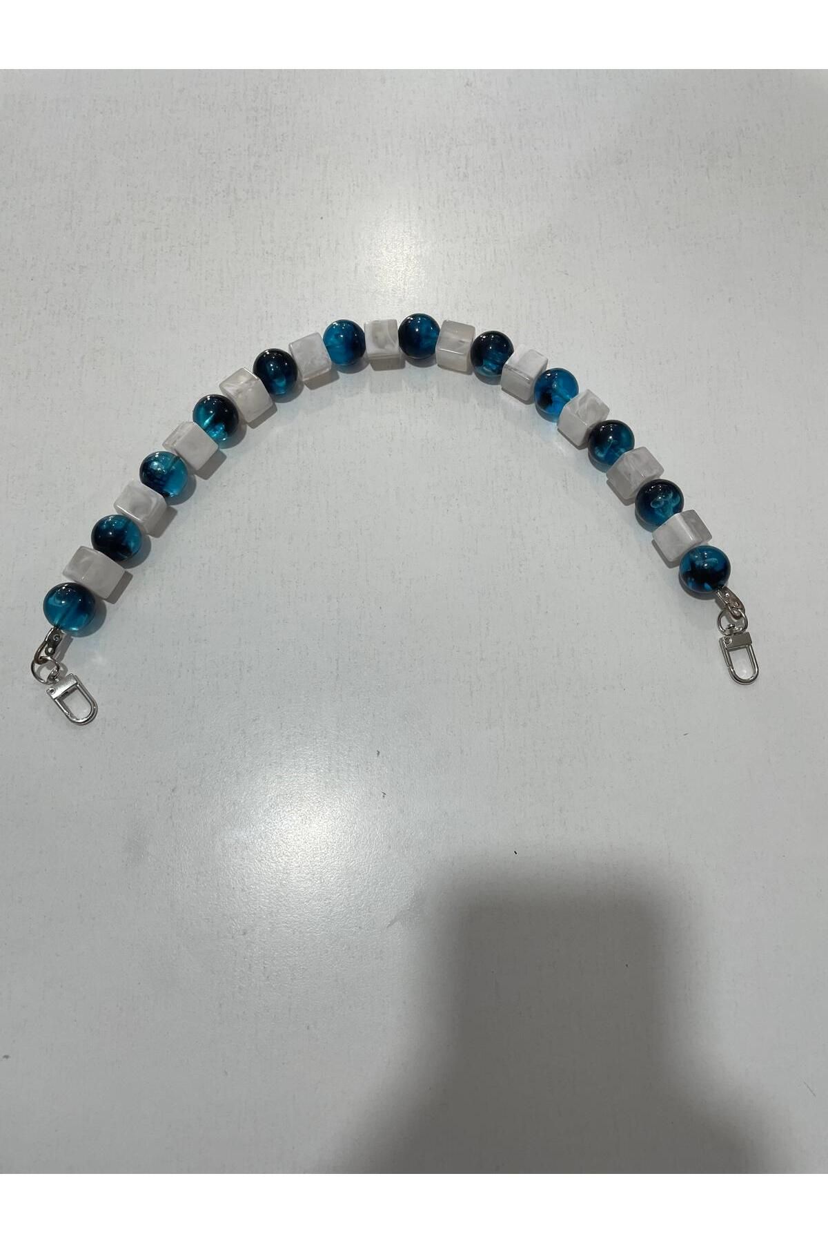 ZÜLEYHA TUHAFİYE HOBİ AKRİLİK YUVARLAK KARE ÇANTA SAPI 45 CM
