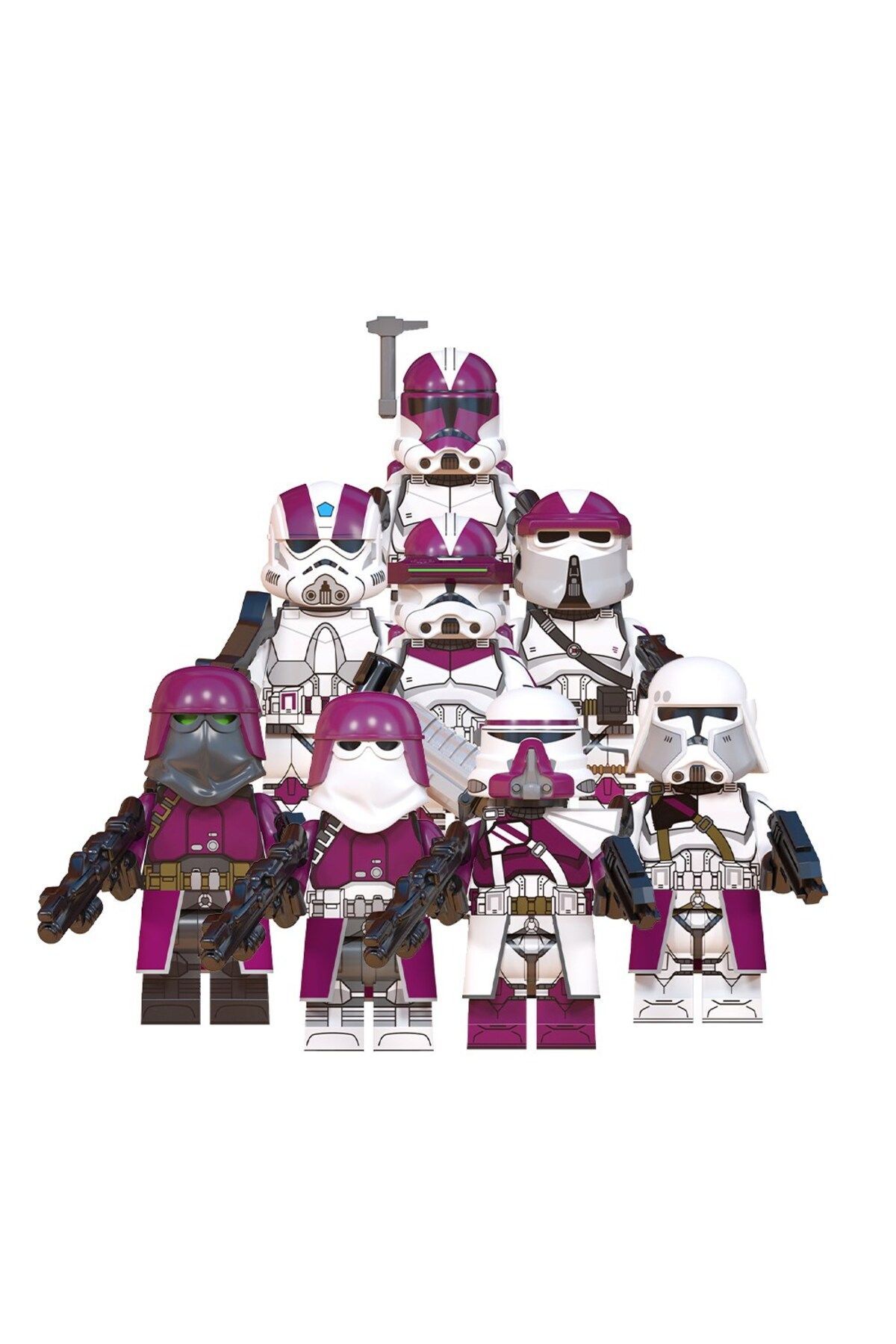 myminitoys SW 8li Mini Figür 21st Nova Corps askerleri set wm6127