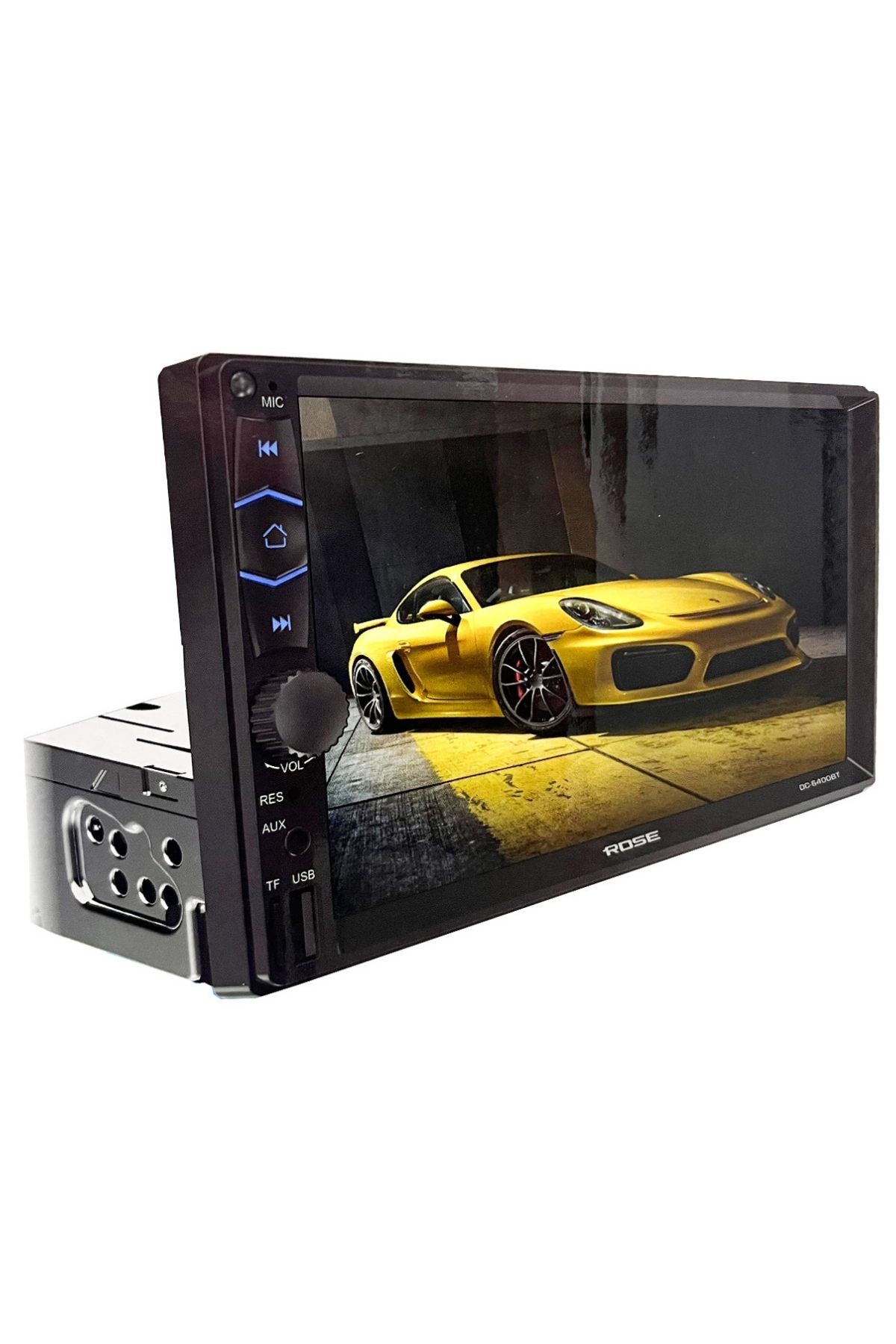 Rose DC-6400BT USB, Aux, FM, SD, Bluetooth 7 Double-Din Teyp