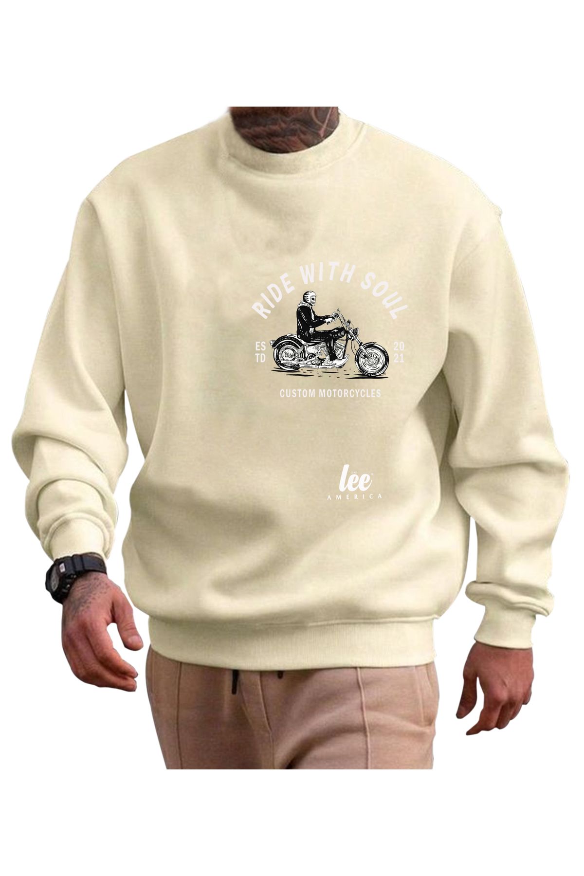 centlee america sweatshirt erkek uzun kollu