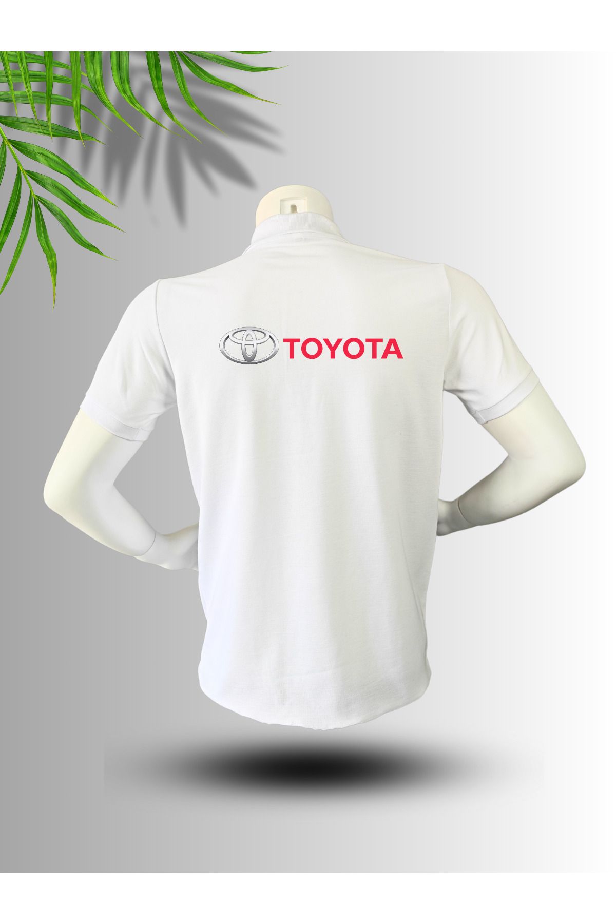 FROOY TOYOTA Logo Baskılı Polo Yaka Pamuklu T-Shirt