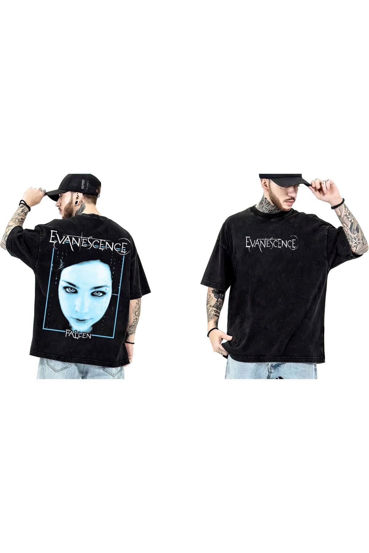sensobel Evanescence Yıkamalı Over Size Tişört