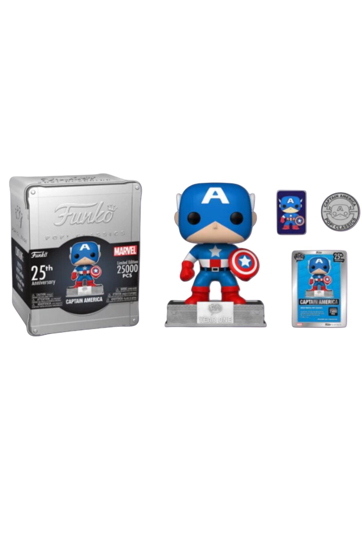 Funko Captain America 25th Anniversary Classics Limited 25k Pieces (2023 Fall Convention Exclusive) Pop!