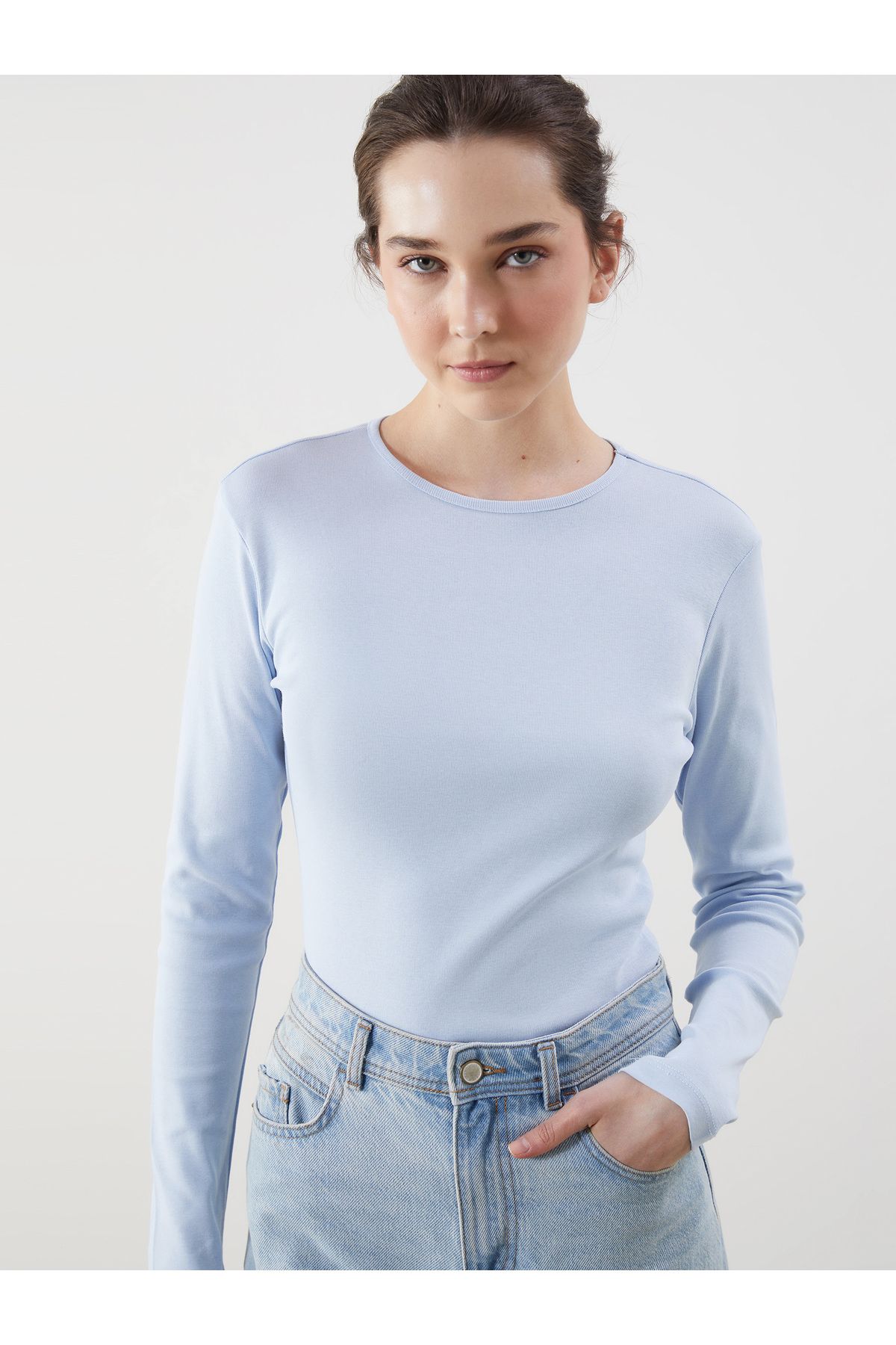 LC Waikiki Bisiklet Yaka Kadın Body