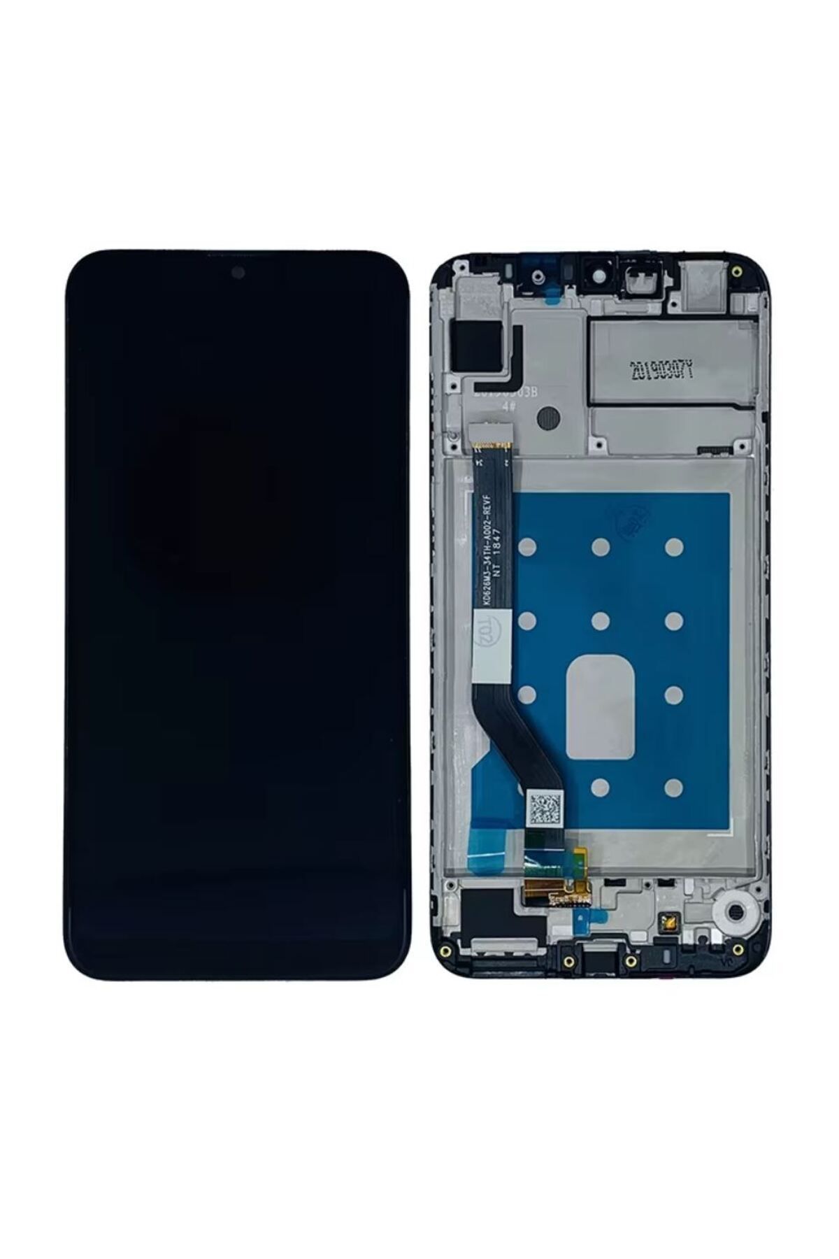 TamirCep Huawei Y7 2019 Ful Çıtalı Lcd Ekran Dokunmatik Beyaz