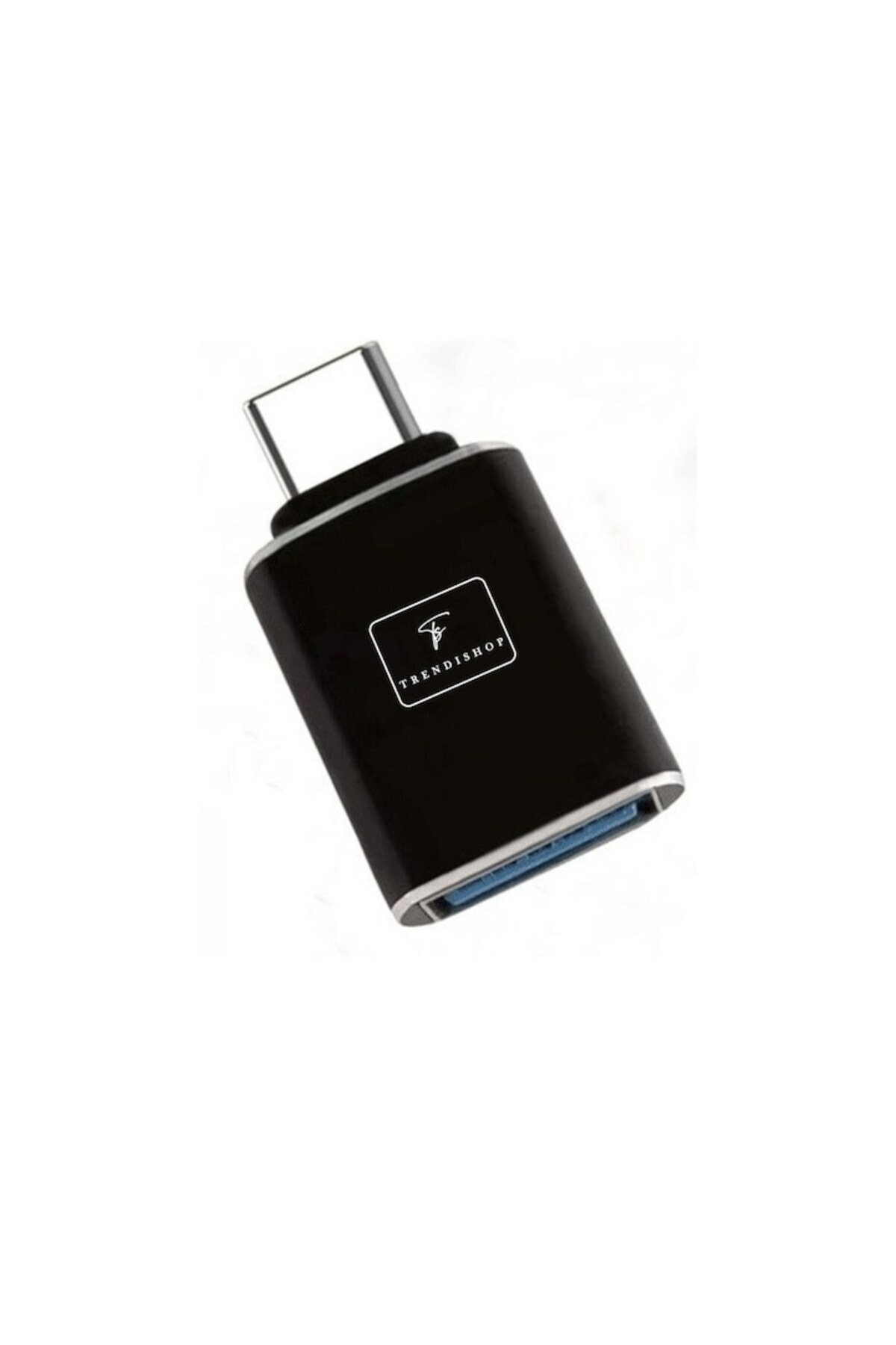 TrendiShop-Adaptor OTG, TrendiShop®, USB to Type C, compact and portable, black 2
