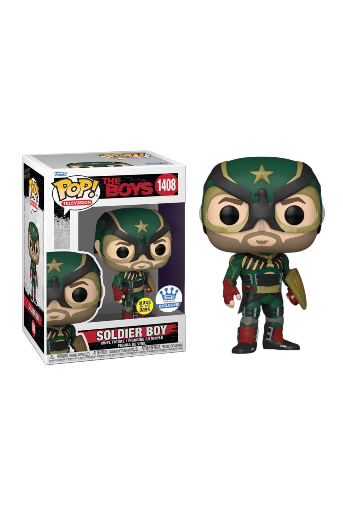Funko The Boys - Soldier Boy Exclusive Pop! (Glow In The Dark) #1408