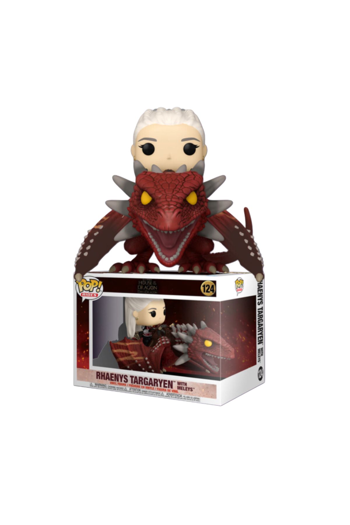 Funko Game of Thrones: House of the Dragon - Rhaenys Targaryen with Meleys Pop #124