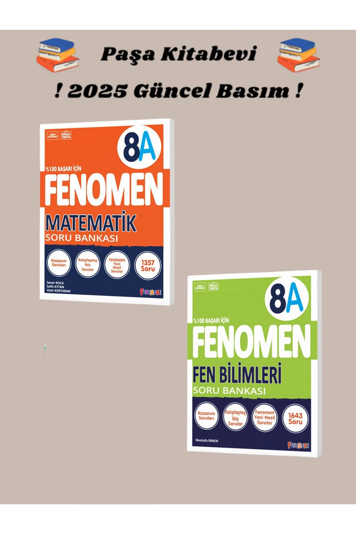 Fenomen Yayıncılık 8. Sınıf Matematik - Fen Bilimleri (A SET) Soru Bankası