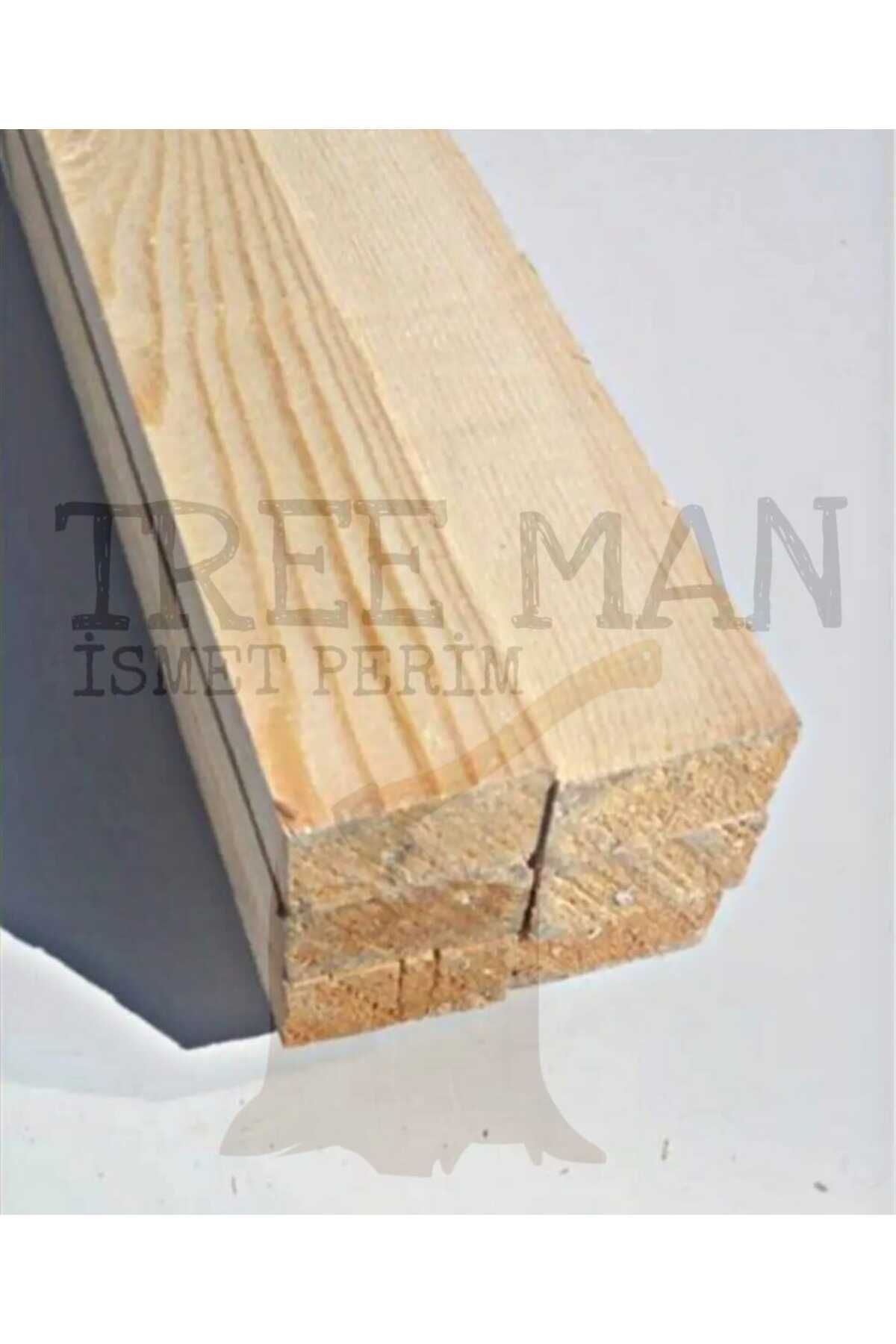 TREE MAN İSMET PERİM 5x2.5x100 Cm 10 Adet Silinmiş Ahşap Çita Kereste Taslak Çit