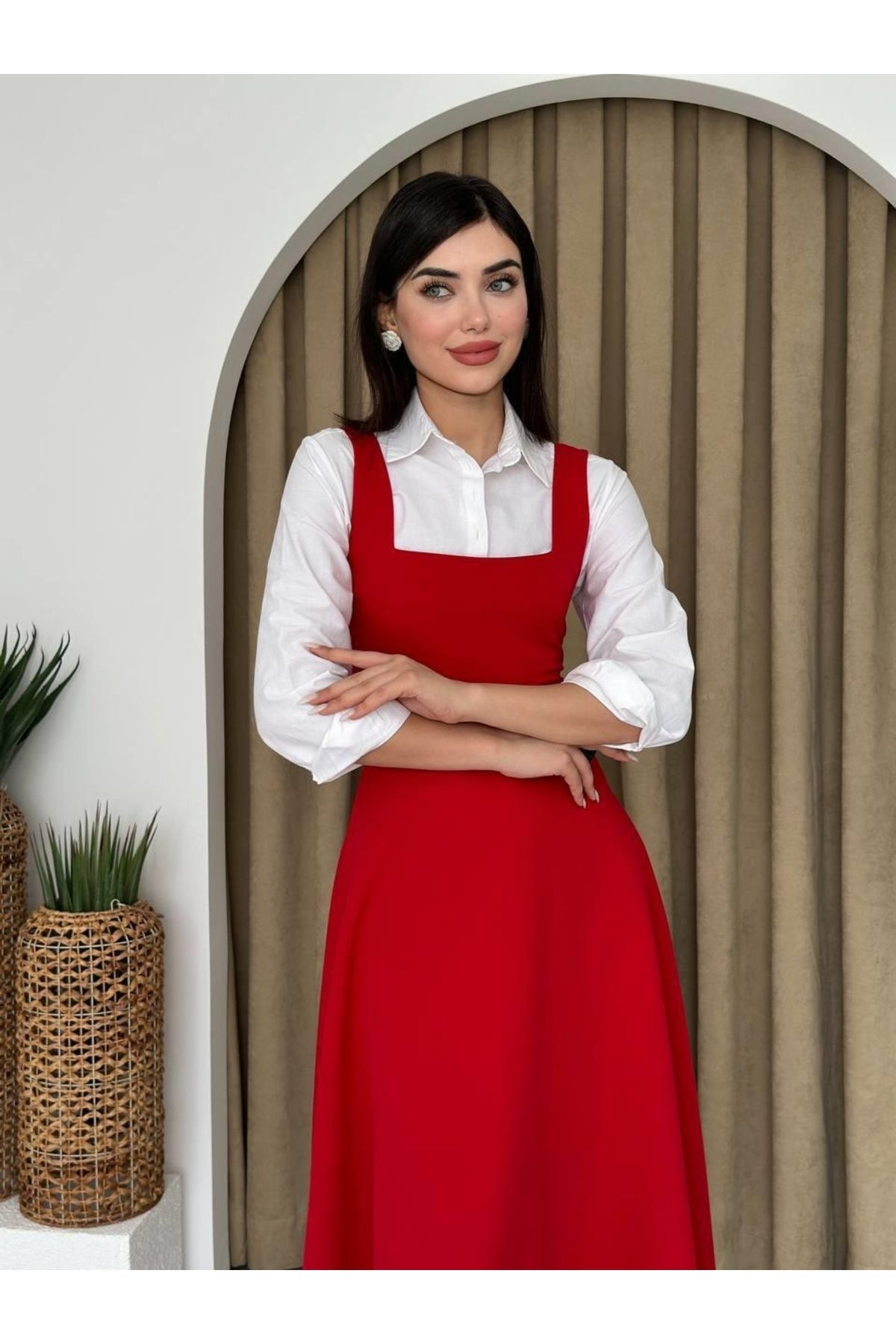 DEAG Neapolitan Askılı Elbise