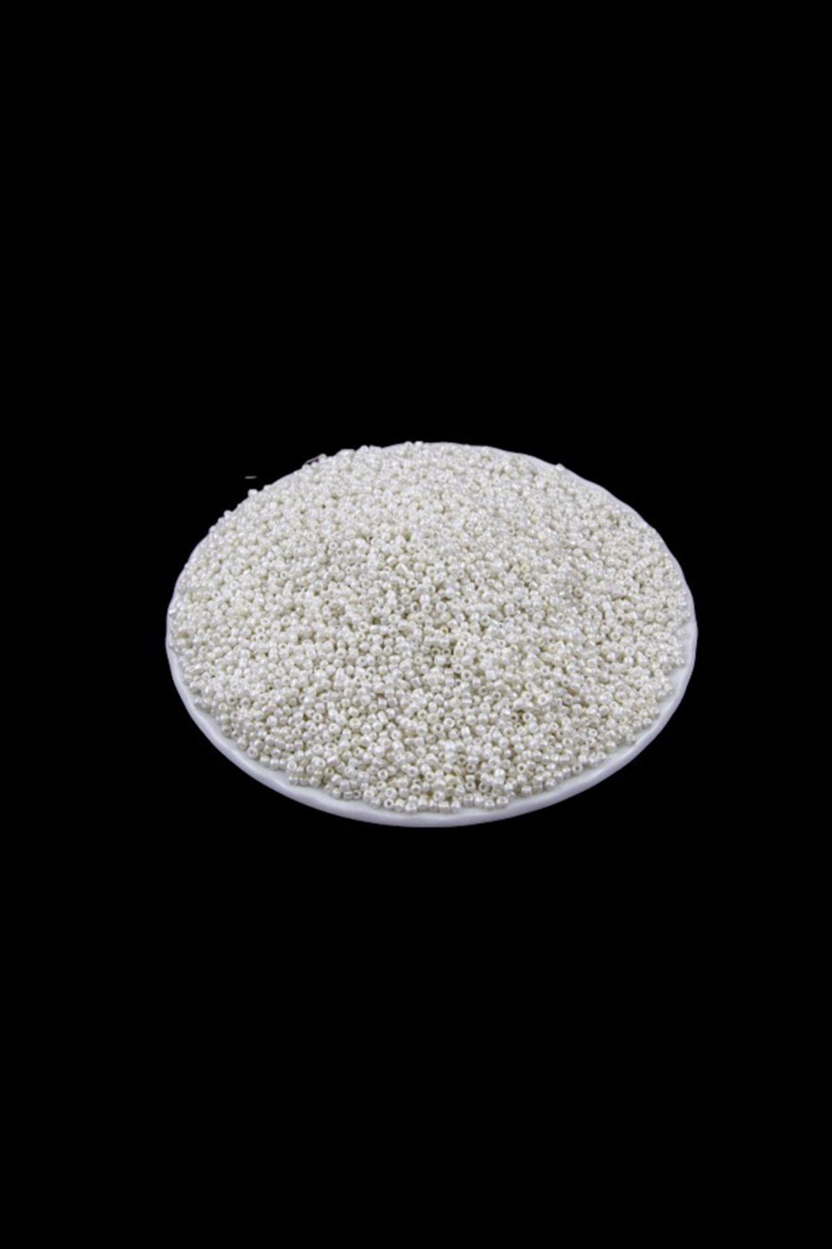 Serhat Aksesuar ve El İşçilik Kırık Açık Beyaz (11/0) 2 mm Kum Boncuğu 100 gr