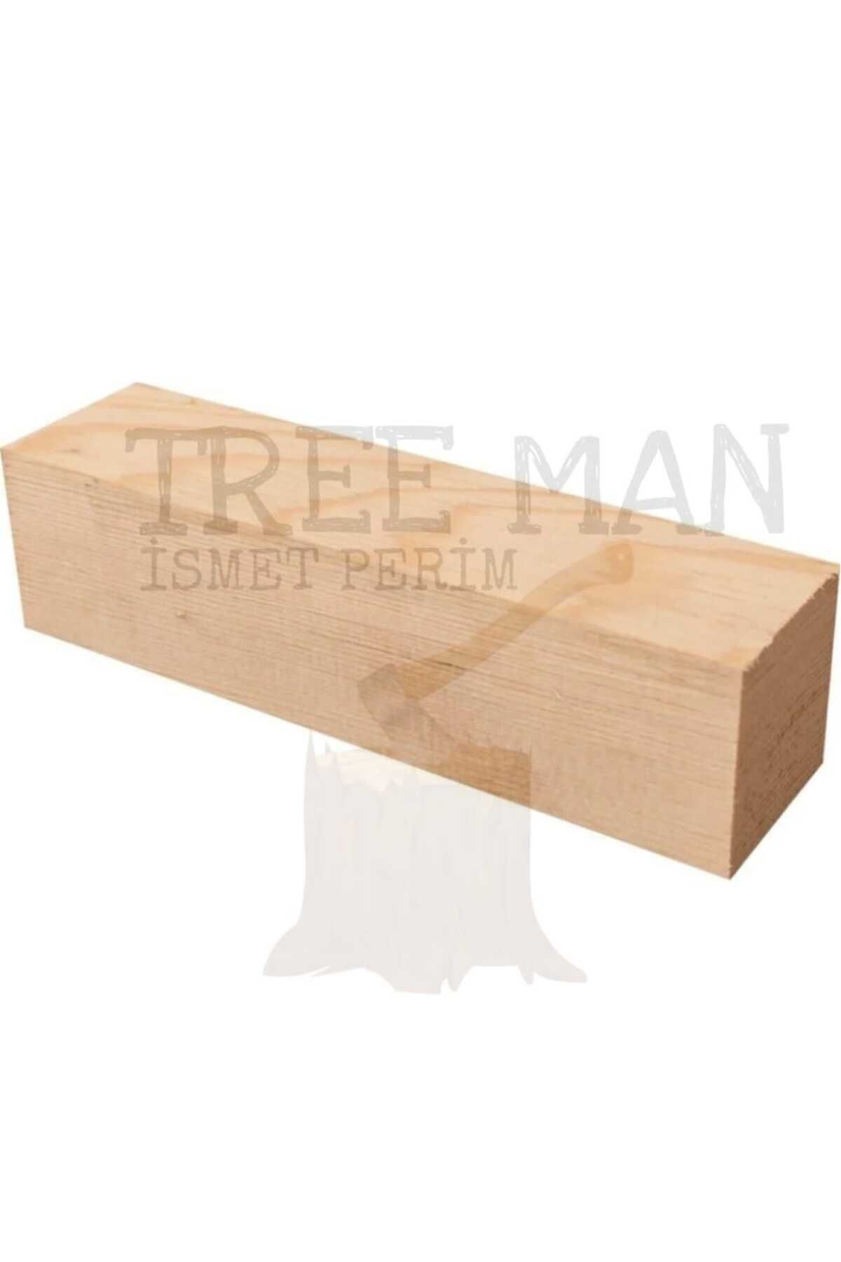 TREE MAN İSMET PERİM 5x5x150 Cm 5 Adet Silinmiş Ahşap Çita Kereste Taslak Çit