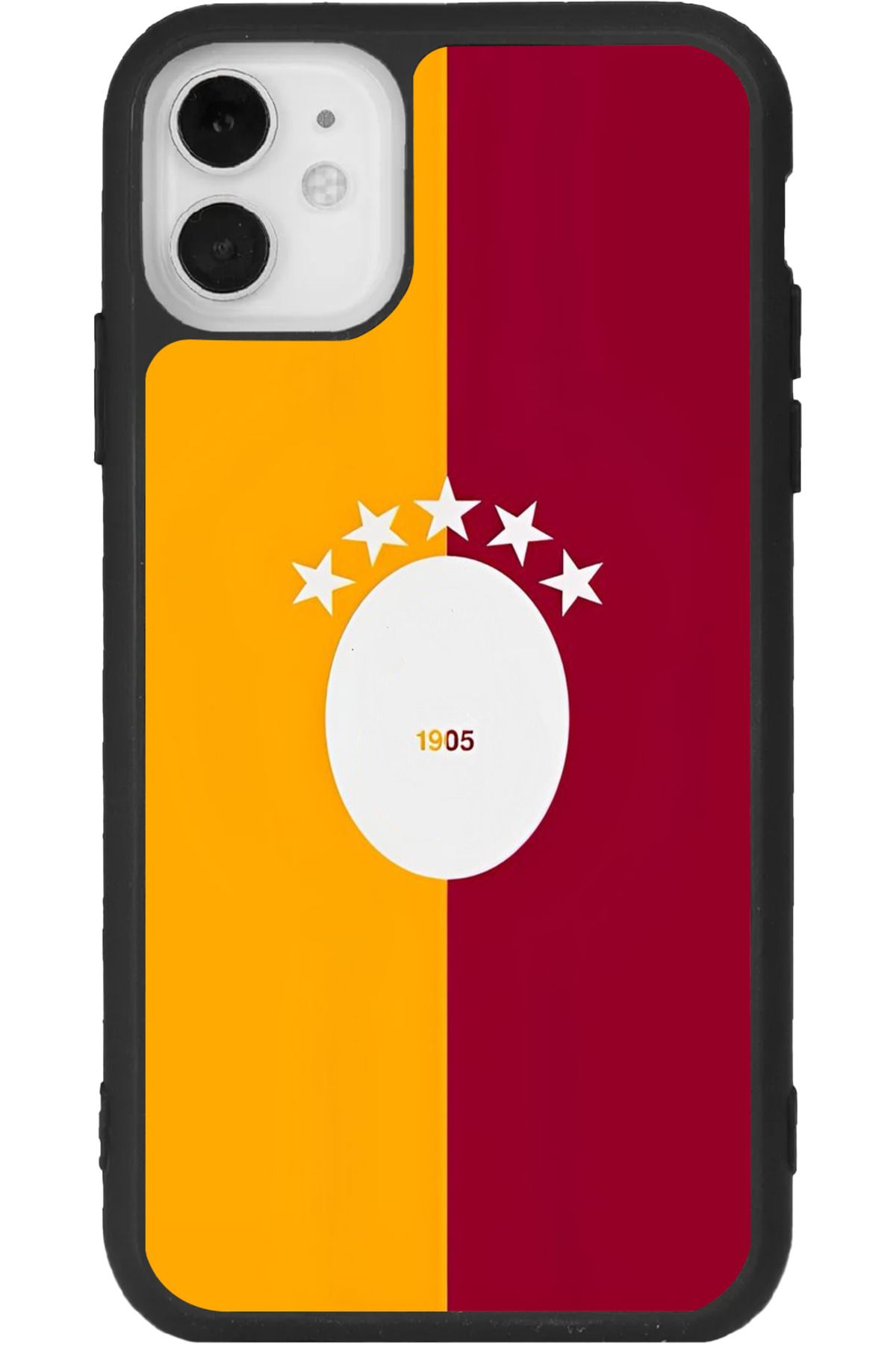 Aksel Kılıf iPhone 11 Uyumlu Baskılı, Mat Siyah Renk, Yumuşak Silikon, Koruyucu, Şok Emici Kapak, Kılıf