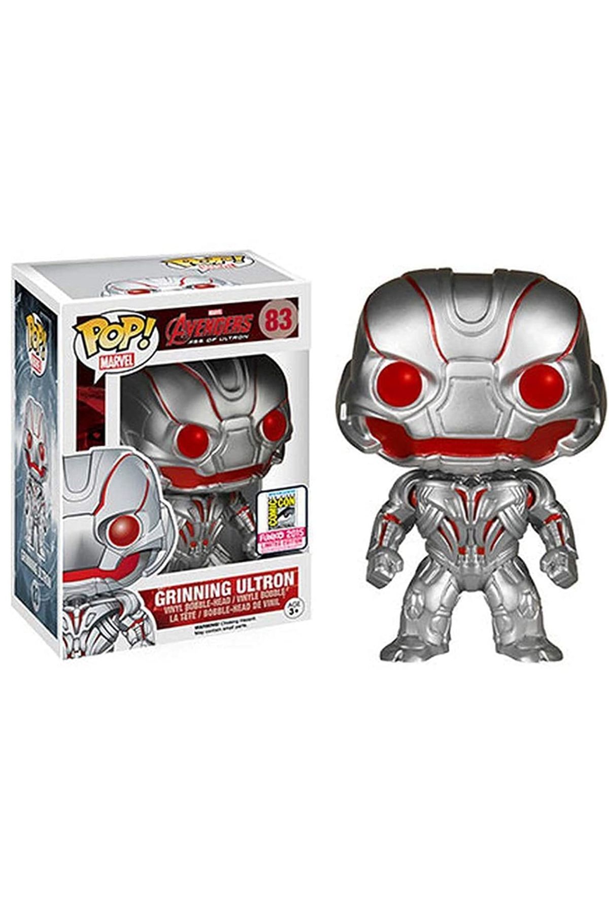 Funko Marvel Avengers: Age of Ultron – Grinning Ultron (2015 SDCC Exclusive) Funko Pop! #83