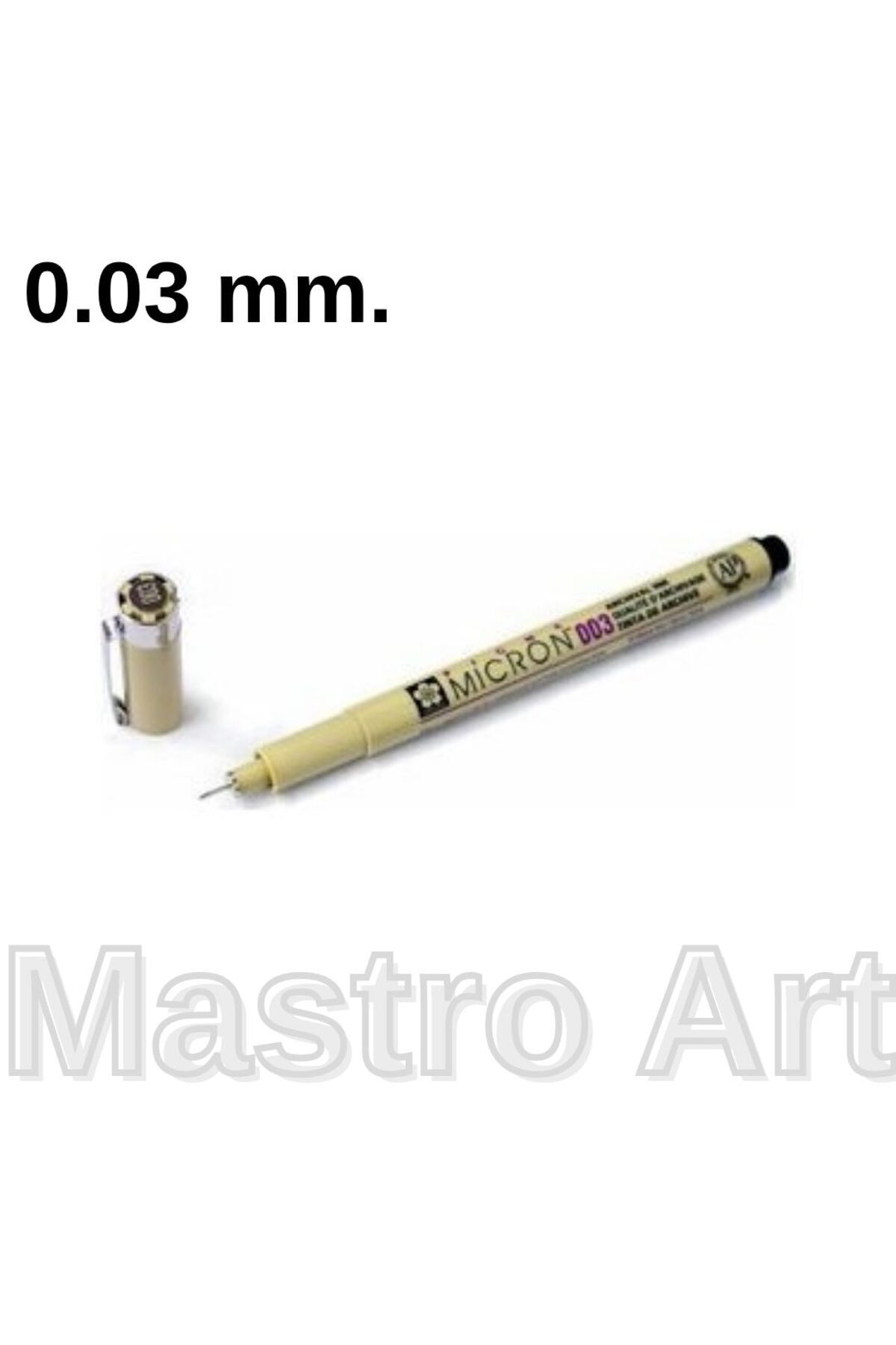 Mastro Art Sakura Pigma Micron Teknik Çizim Kalemi Siyah