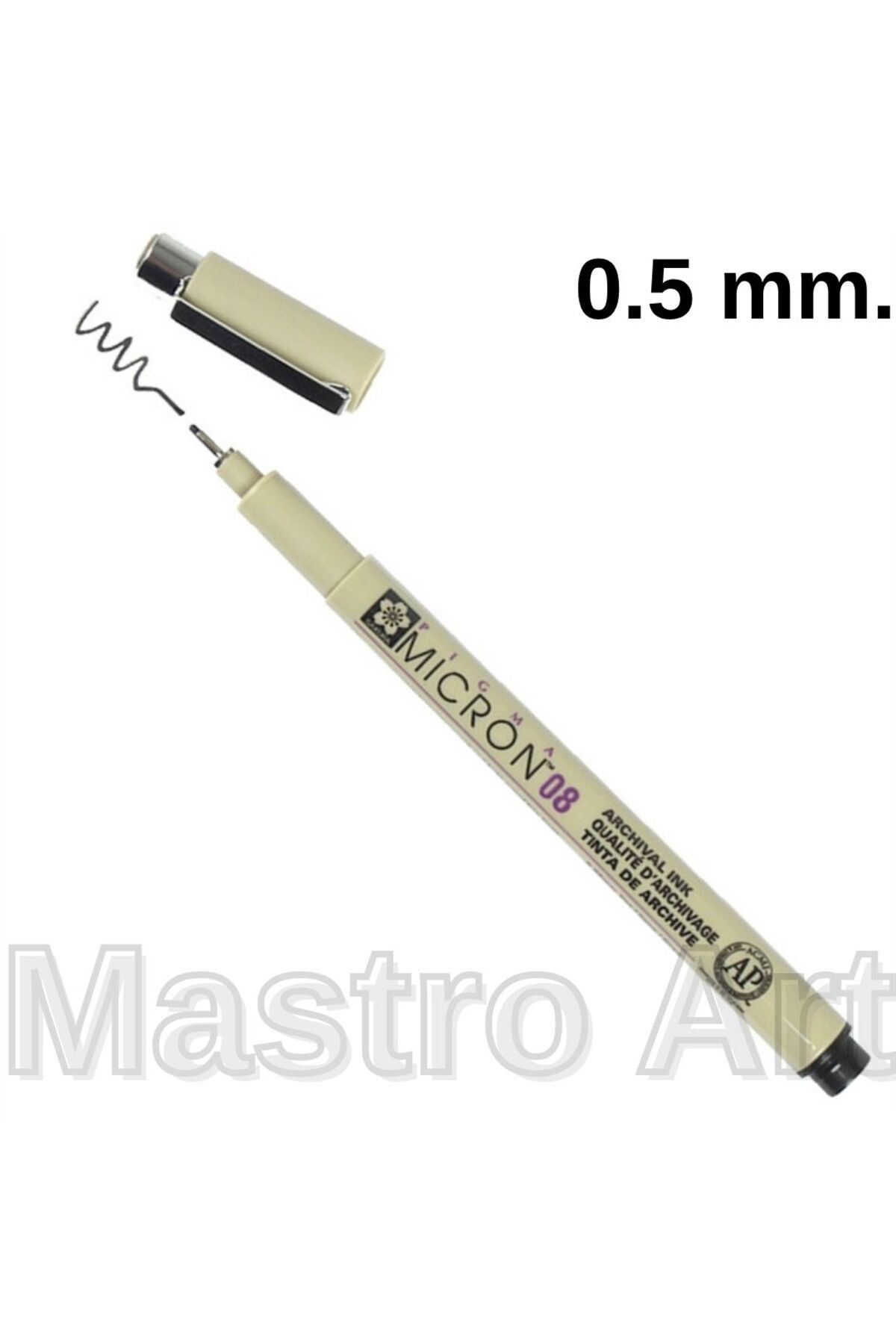 Mastro Art Sakura Pigma Micron Teknik Çizim Kalemi Siyah