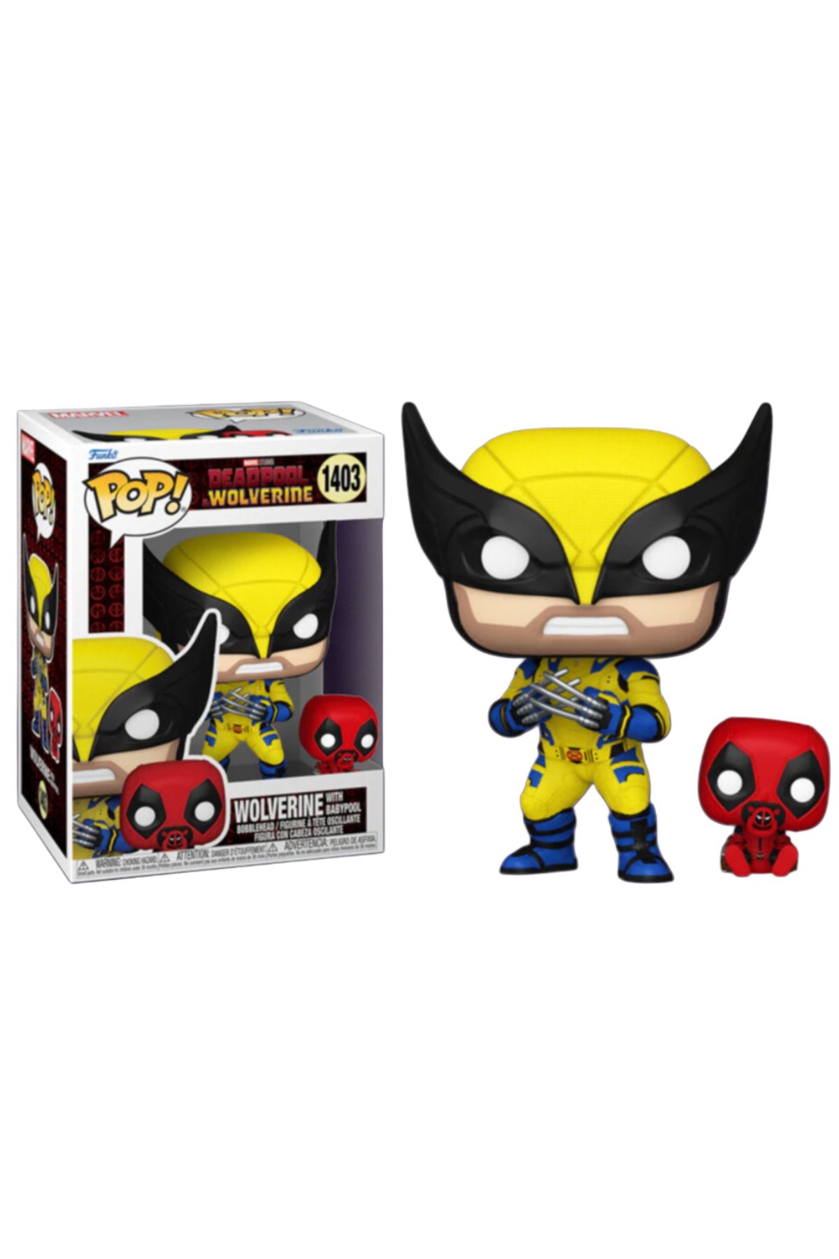 Funko Deadpool & Wolverine (2024) - Wolverine with Babypool Pop #1403