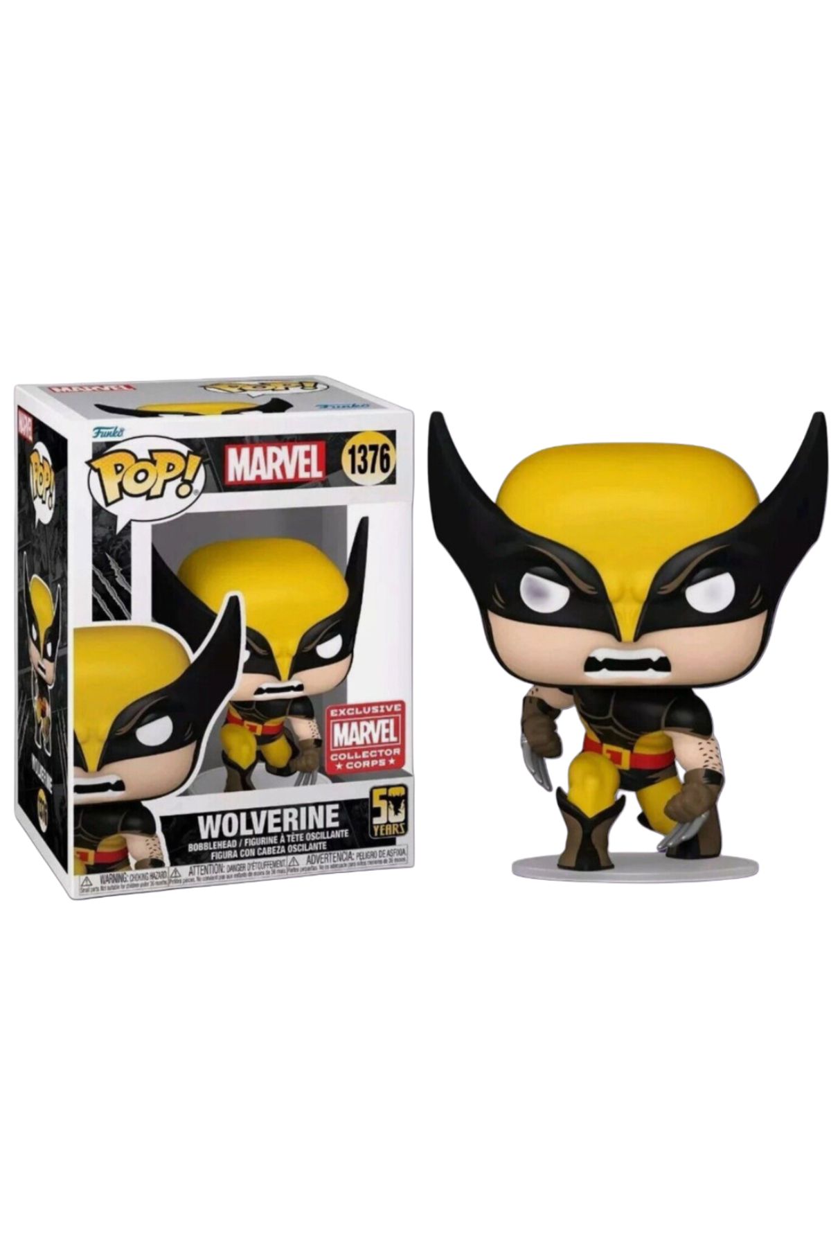 Funko Wolverine (Brown Suit) Marvel Collector Corps Exclusive Funko Pop! #13