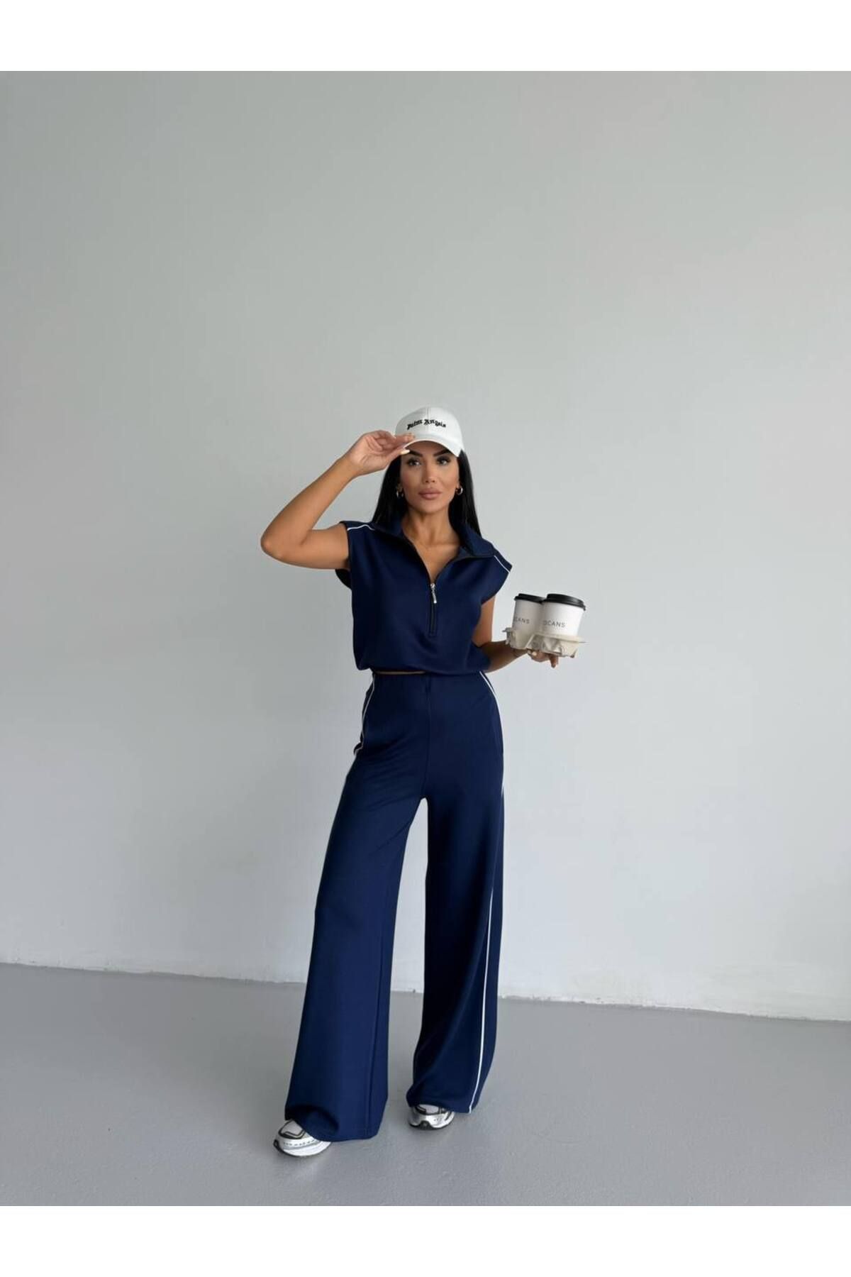 Castivo Fashion Fermuarlı İkili Takım