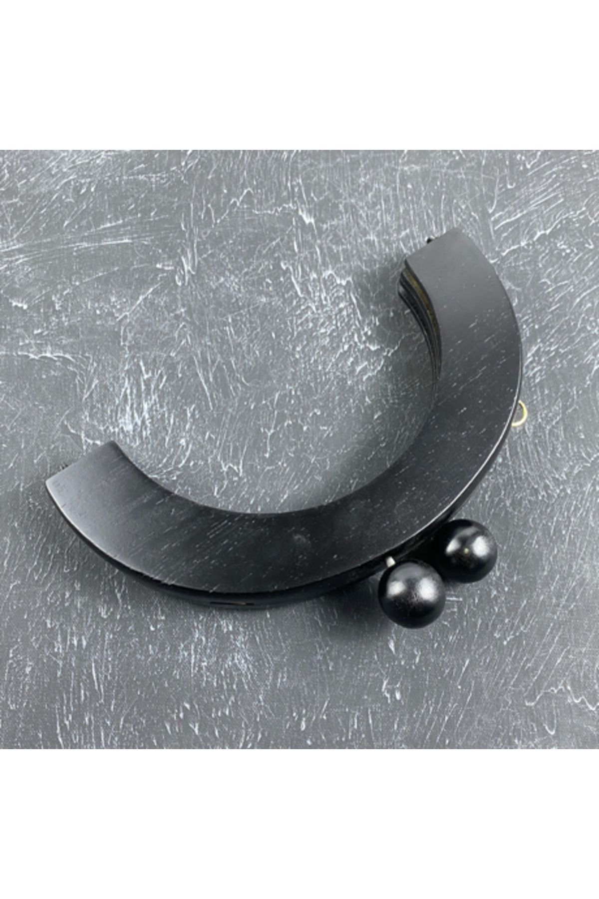 ÇANTA Ahşap Boncuklu Çanta Bursu 20 cm (Oval) – Çanta Sapı Aksesuarı