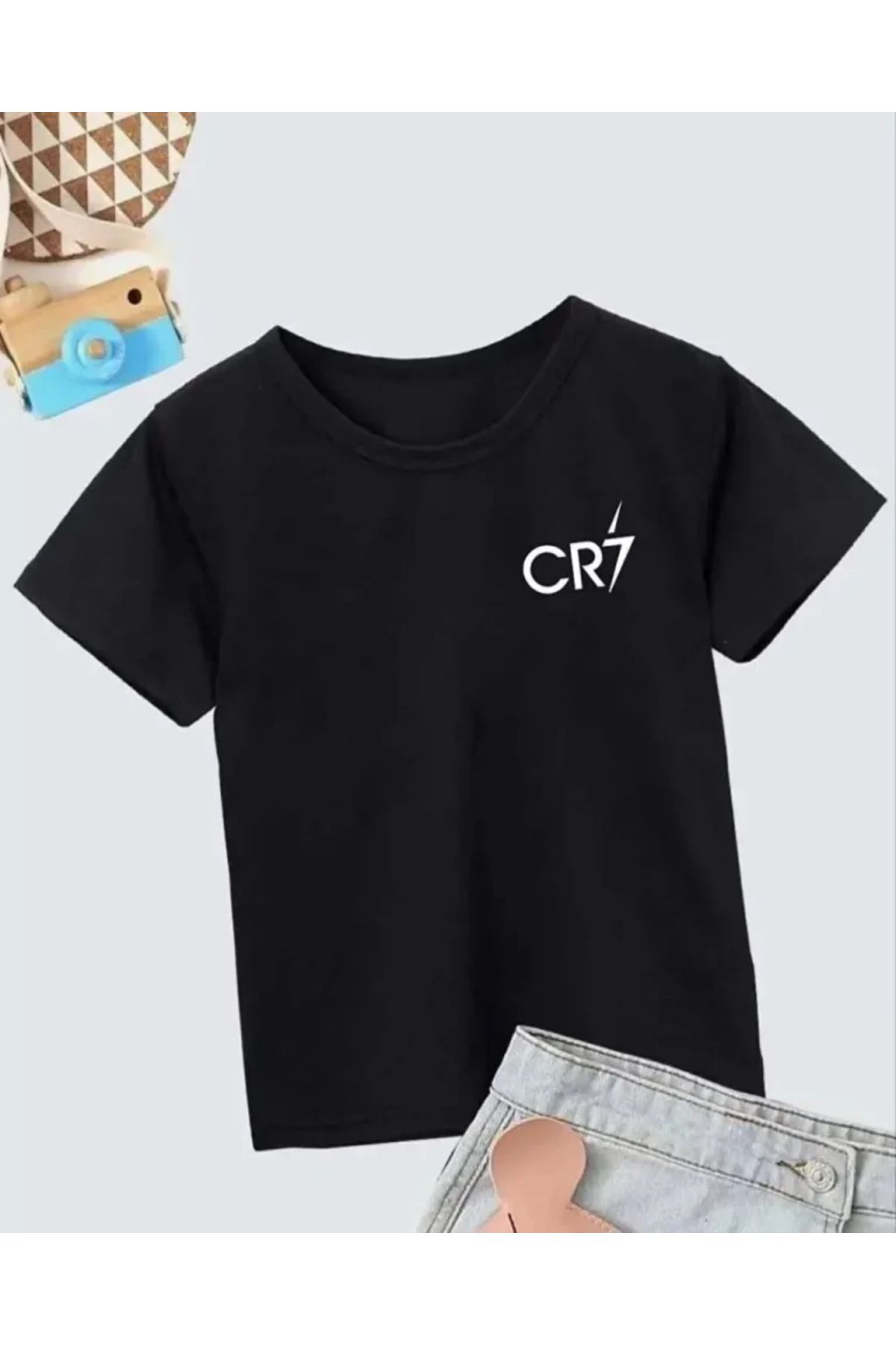 DEAG Erkek Çocuk Baskılı T-Shirt - Siyah
