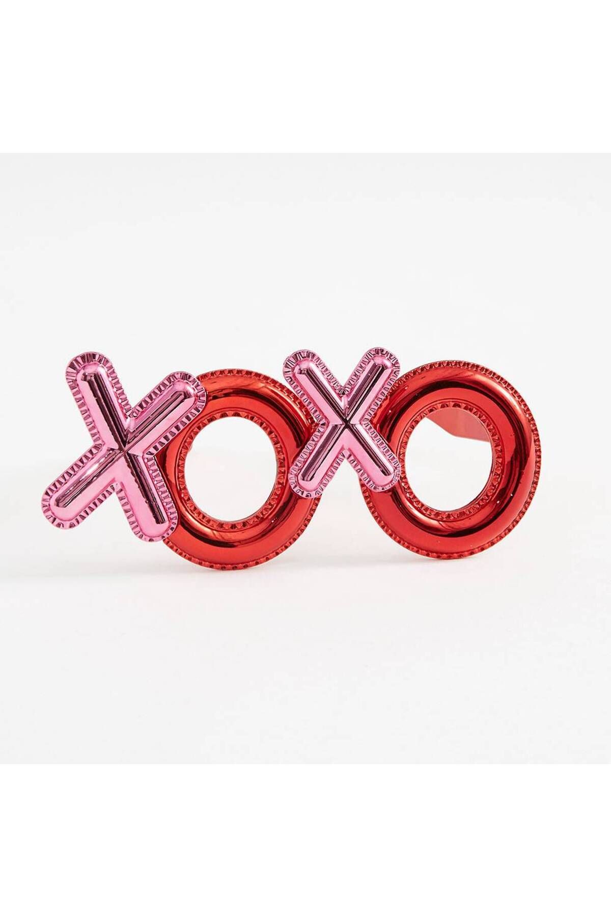 Kanonik Education Kırmızı Renk Xoxo Yazılı Parti Gözlüğü 17x7 cm