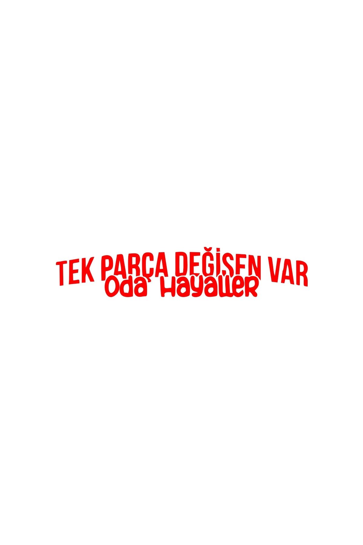Reysa Tasarım Tek Parça Değişen Var Oda Hayaller Araba Sticker 17x17 Cm Kırmızı