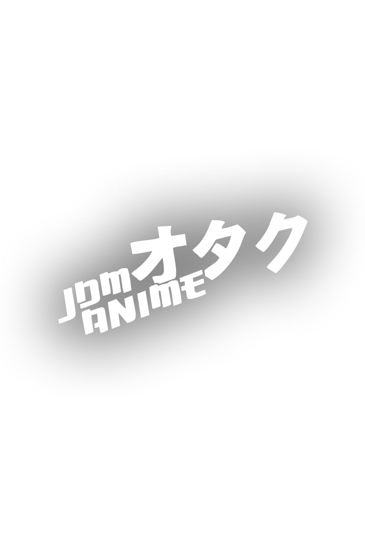 Reysa Tasarım JDM Anime Araba Sticker 17x17 Cm Beyaz