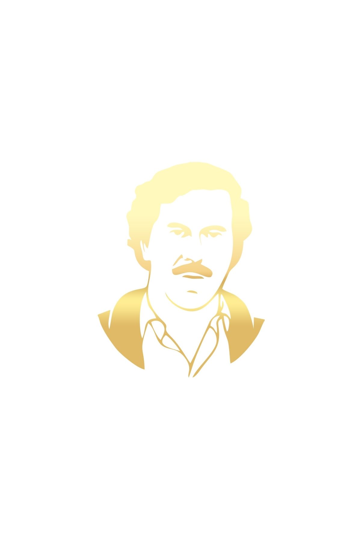 Reysa Tasarım Silüet Araba Sticker 17x17 Cm Gold
