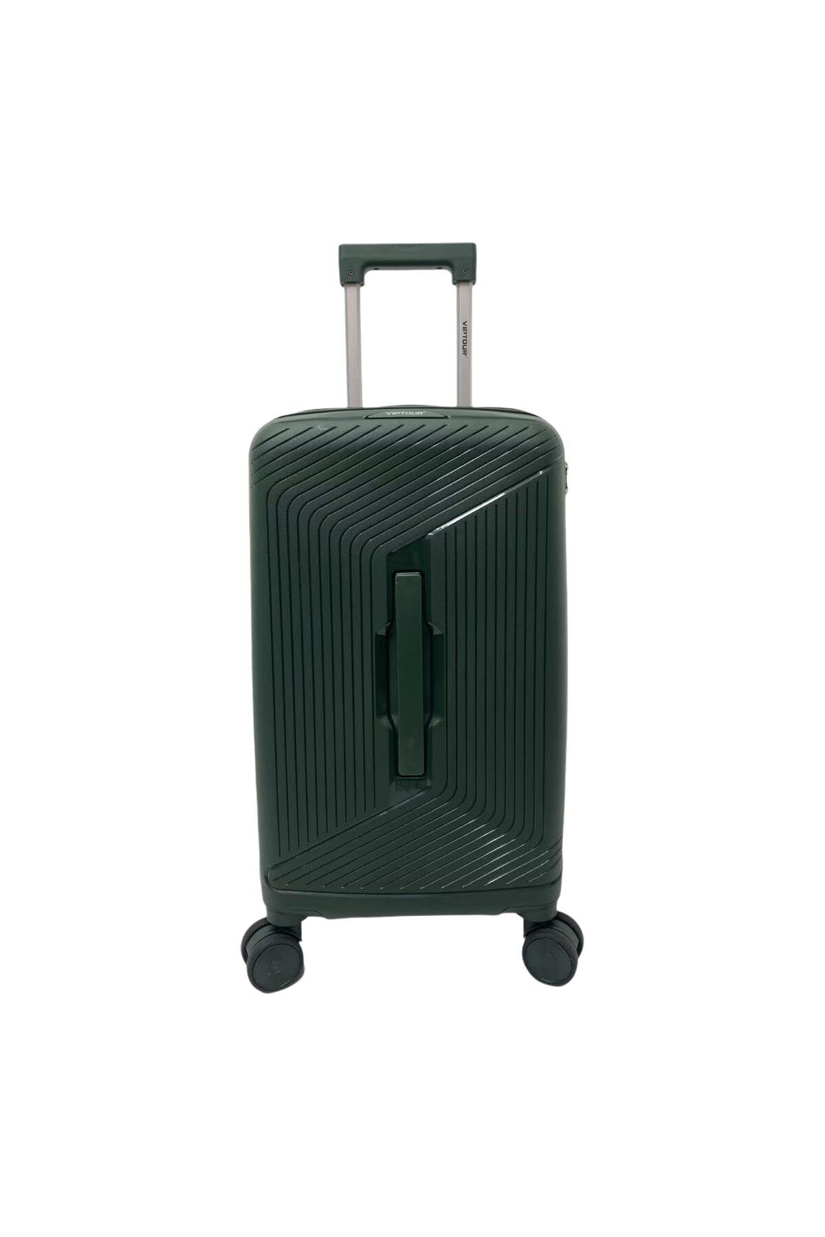 Generic-3-Piece Green PP Travel Suitcase Set with TSA Lock and 8 Spinner Wheels 2