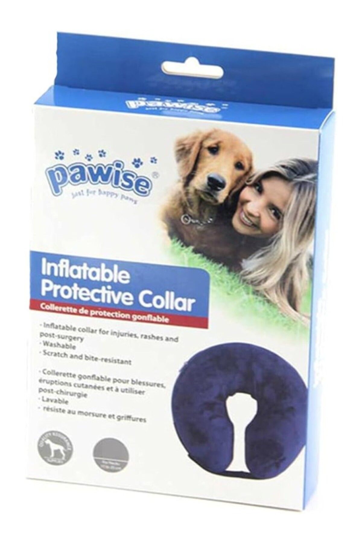 ShopZum Pawise Köpek İçin Şişirilebilir Boyunluk Ø33-45 Cm