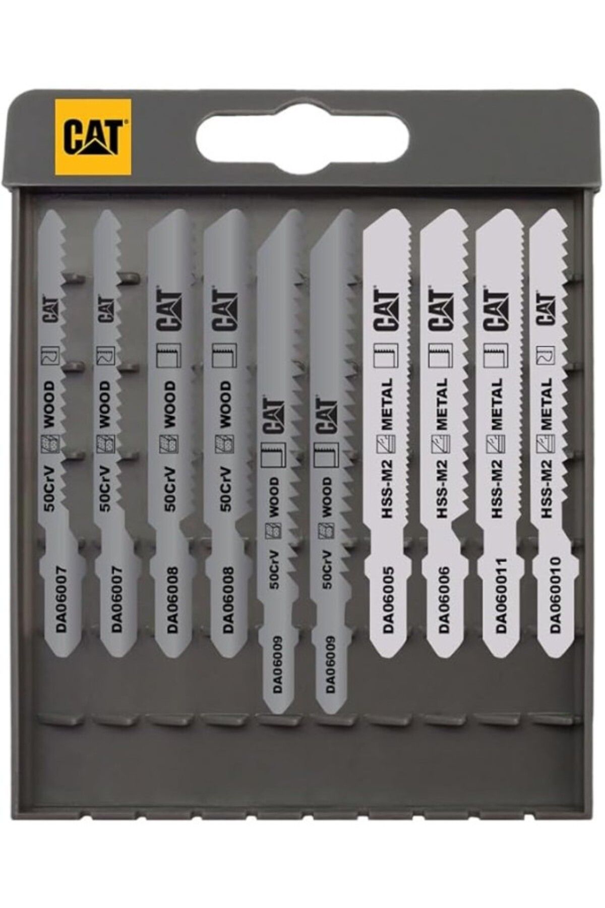 ShopZum Cat Da06901 Profesyonel Metal/Ahşap Hassas/Kaba Kesim Dekupaj Testere Ucu 10 Parça