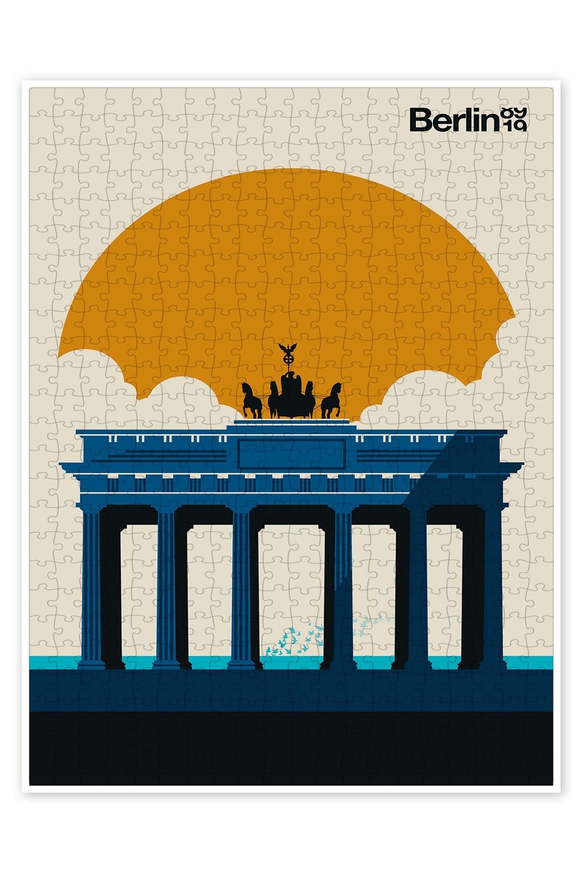 Jeronkarji Berlin 89 500 Parça Puzzle Yapboz Şehir Manzara Temalı Hobilik