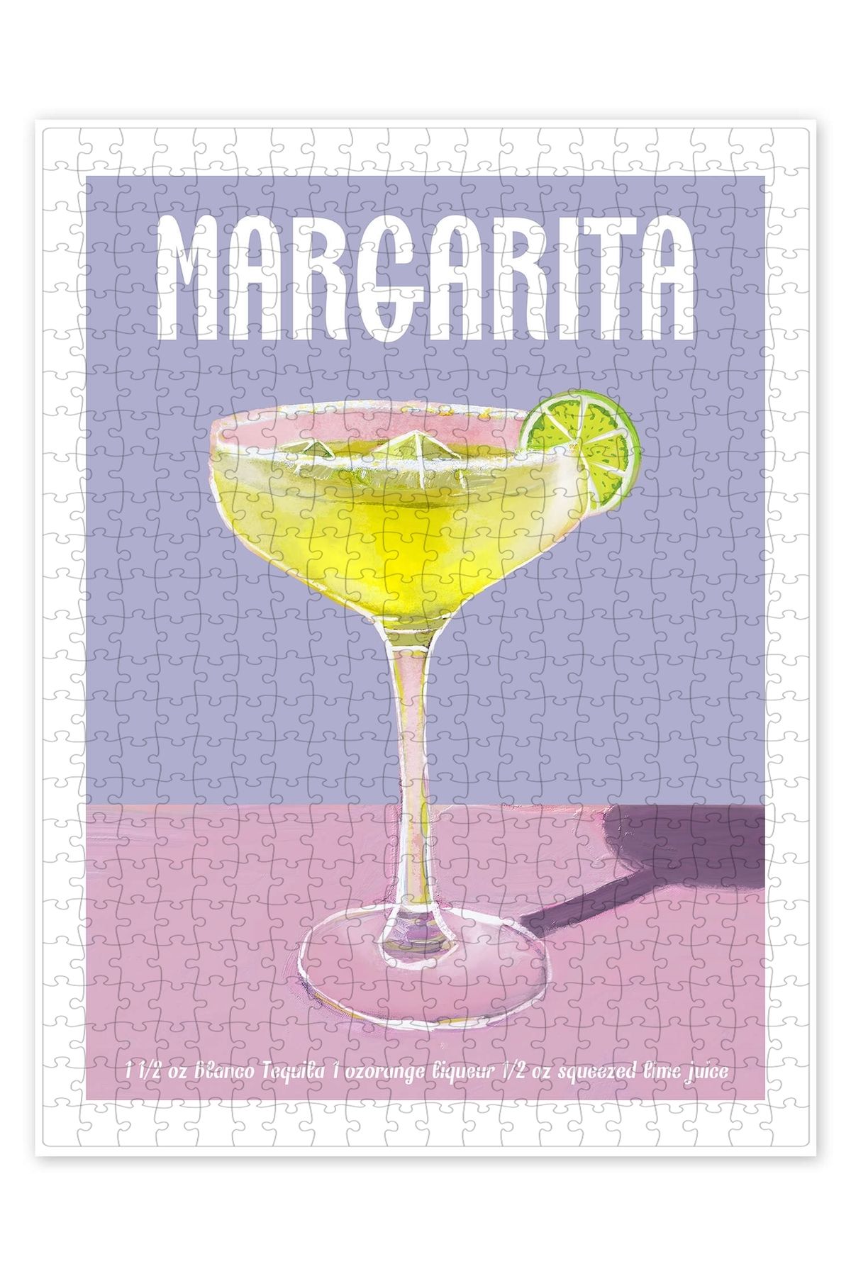 Jeronkarji Margarita Kokteyl 500 Parça Puzzle Yapboz Mutfak Temalı Yetişkinler için