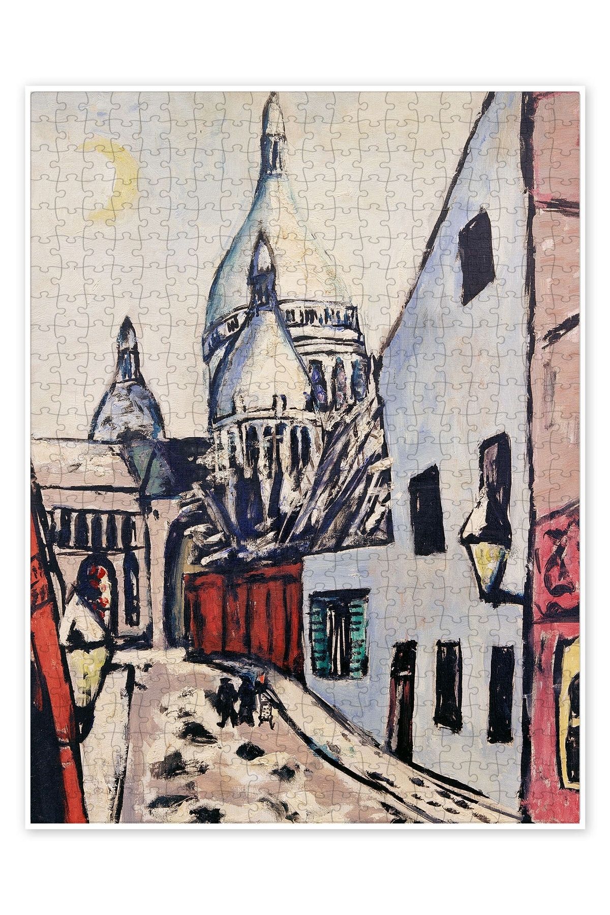 Jeronkarji Karda Sacré-Coeur 500 Parça Puzzle Yapboz Şehir Manzara Temalı Hobilik