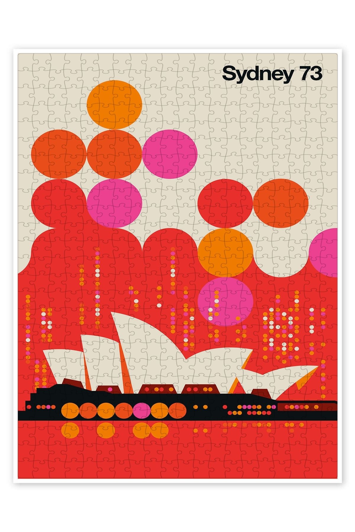 Jeronkarji Sydney 73 500 Parça Puzzle Yapboz Şehir Manzara Temalı Hobilik
