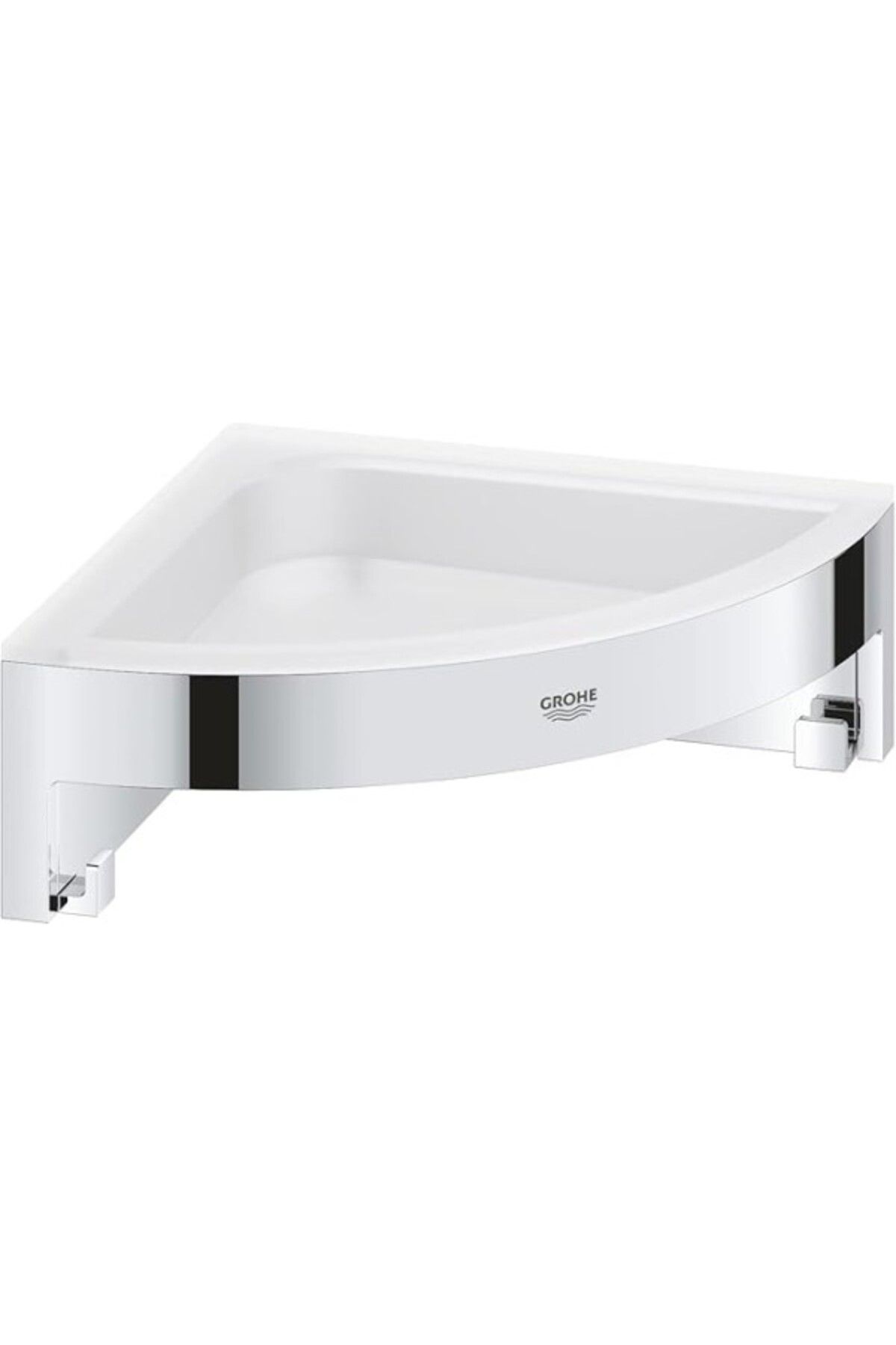 ShopZum Start Cube Quickfix Köşe Duş Rafı | Duş / Banyo Aksesuarları | Krom | 41106000