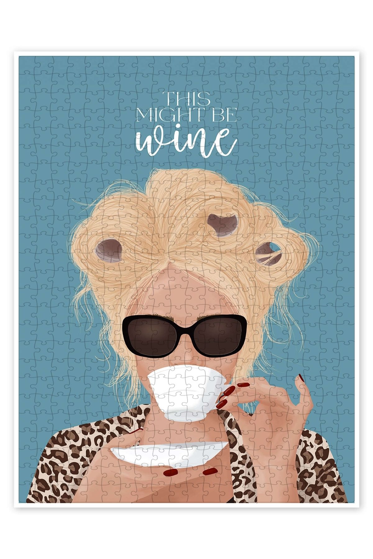 Jeronkarji Might Be Wine 500 Parça Puzzle Yapboz Mutfak Temalı Yetişkinler için