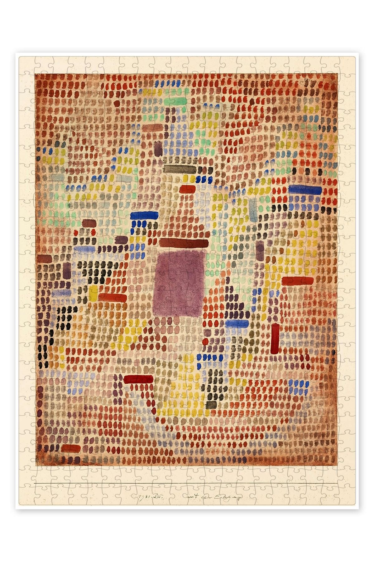 Jeronkarji Giriş 500 Parça Puzzle Yapboz Bohem Soyut Sanat Temalı