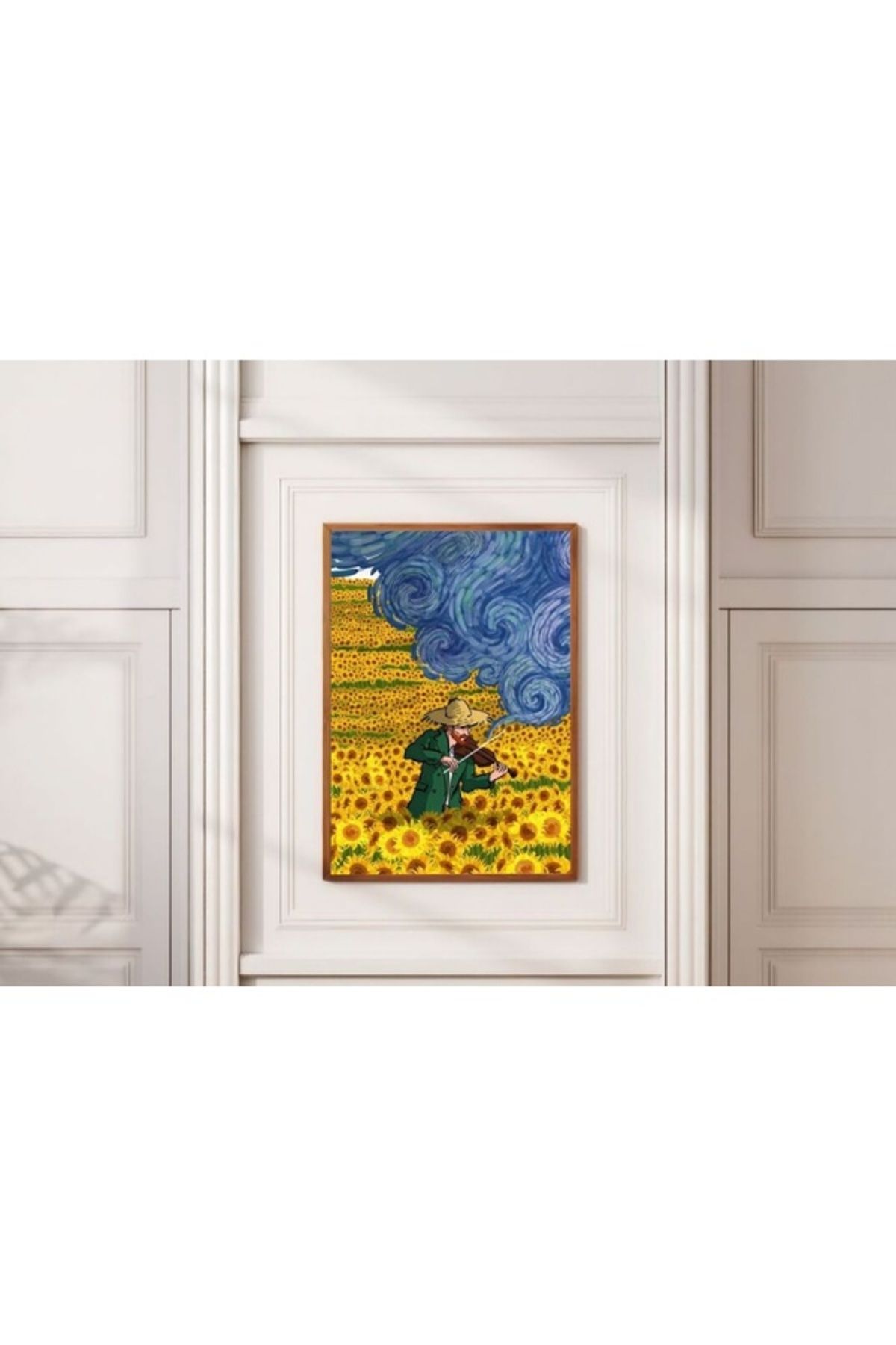 molisdesignco Van Gogh Poster, Çerçevesiz Poster